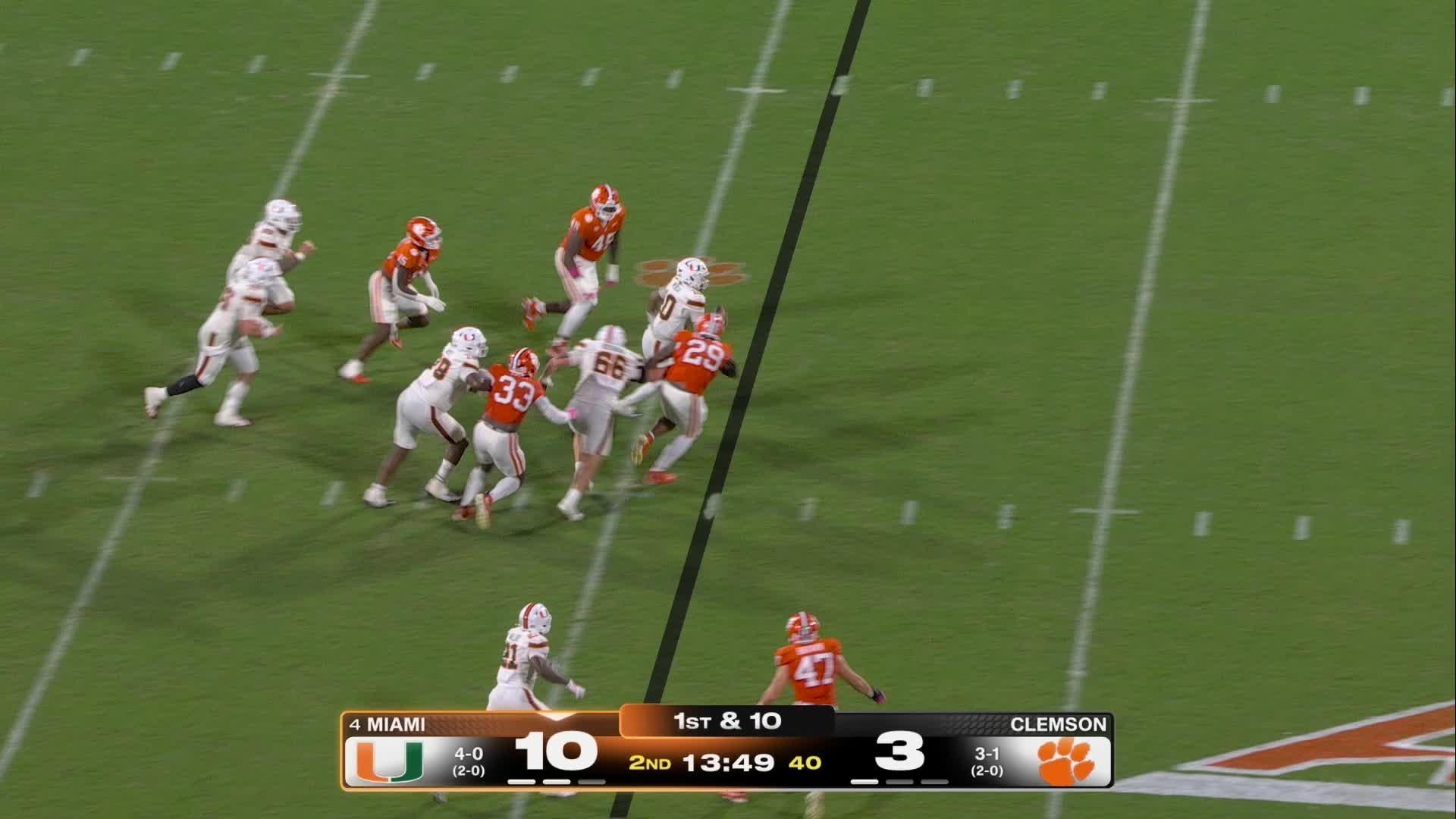Miami Hurricanes vs. Clemson Tigers: Full Highlights
