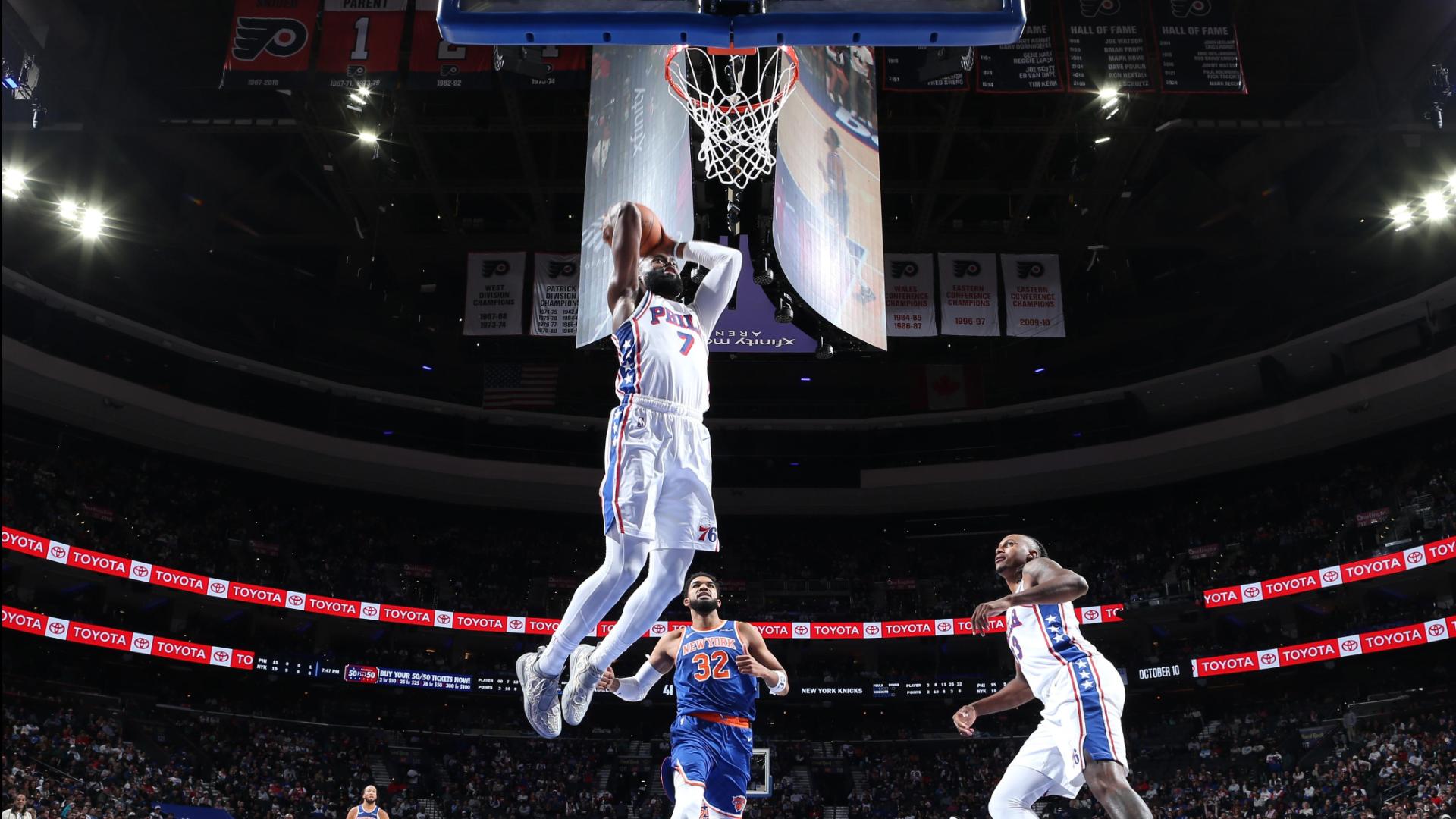 Jaylen Brown drops 22 points in first half of 76ers preseason debut