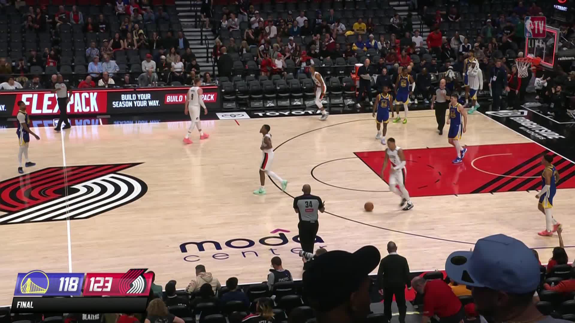 Golden State Warriors vs. Portland Trail Blazers: Game Highlights
