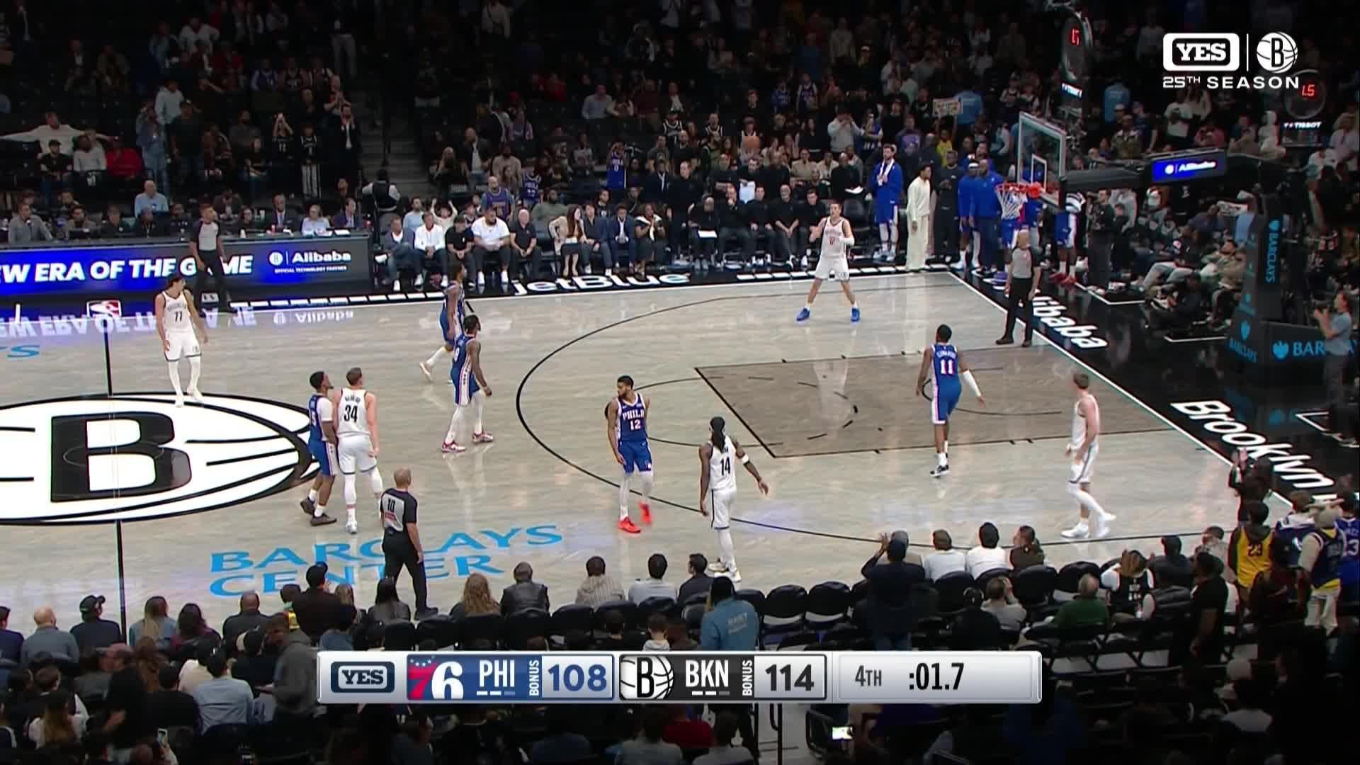 Philadelphia 76ers vs. Brooklyn Nets: Game Highlights