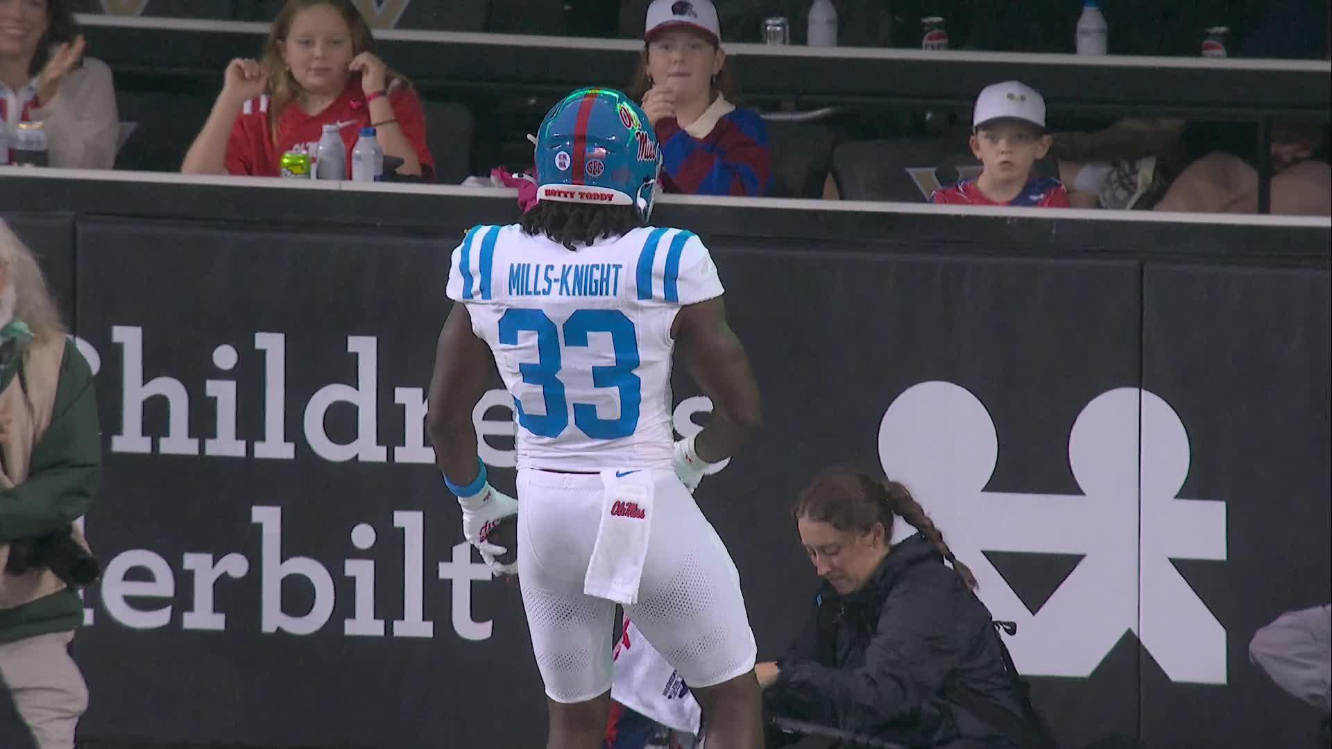 No. 9 Ole Miss routs Vanderbilt 52-17 behind 4 combined TDs from Trinidad Chambliss