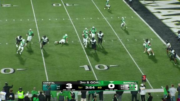Travis Roman comes up with an interception - ESPN Video