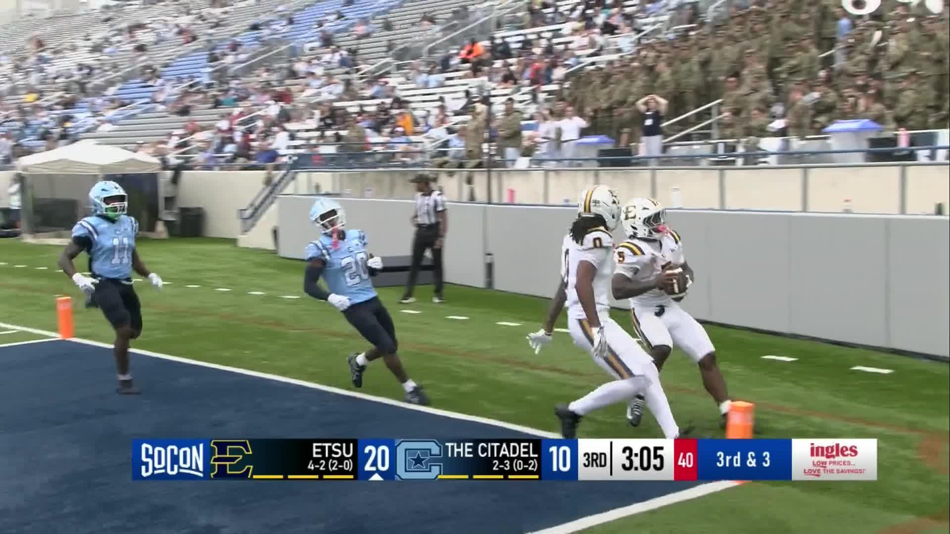 East Tennessee State Buccaneers vs. The Citadel Bulldogs: Full Highlights