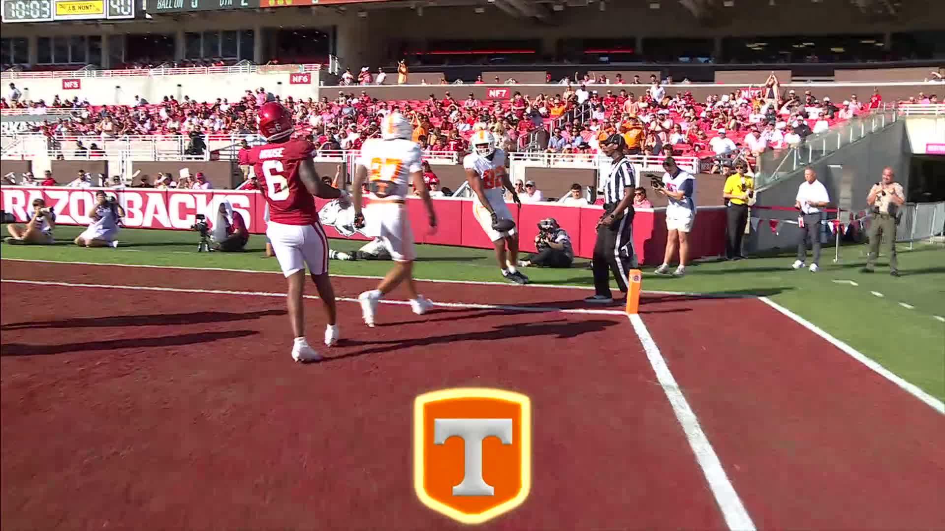 Tennessee Volunteers vs. Arkansas Razorbacks: Full Highlights
