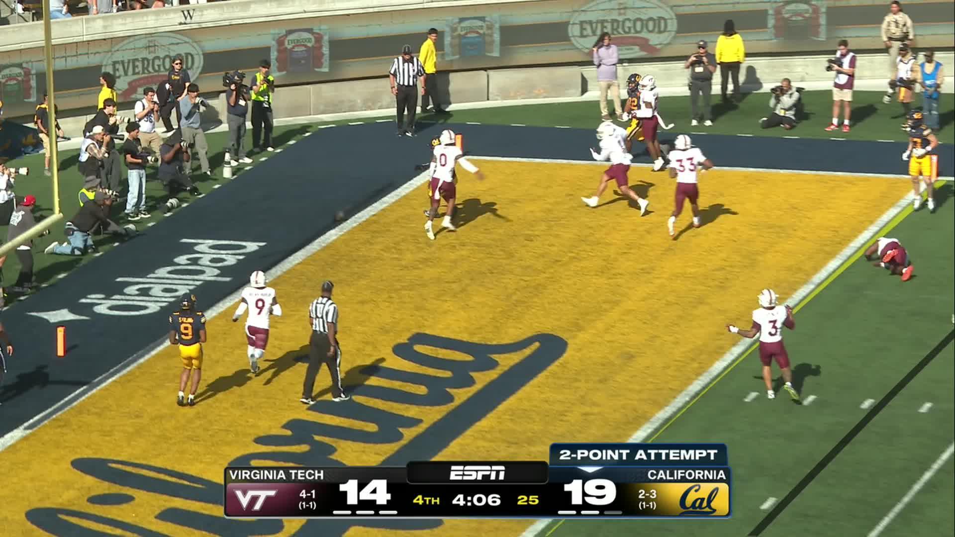 Virginia Tech Hokies vs. California Golden Bears: Full Highlights