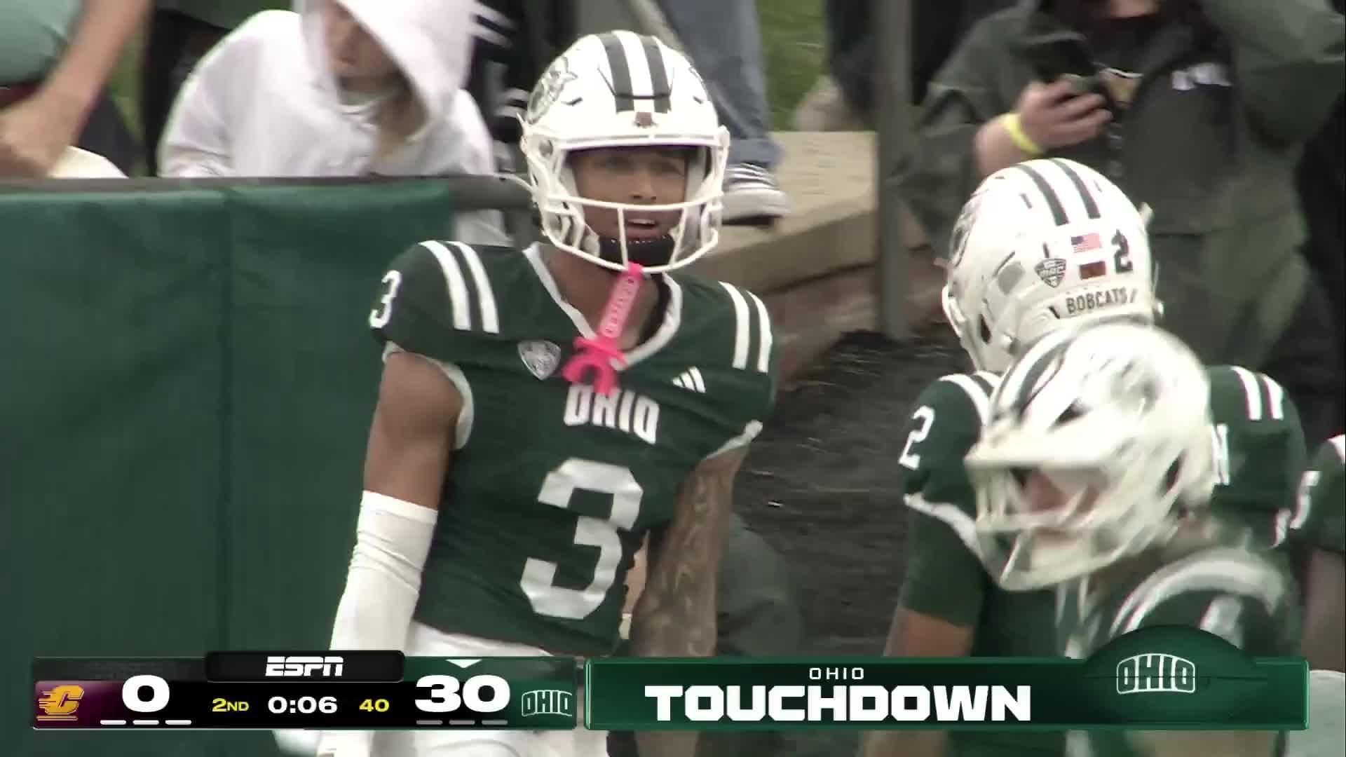 Central Michigan Chippewas vs. Ohio Bobcats: Full Highlights