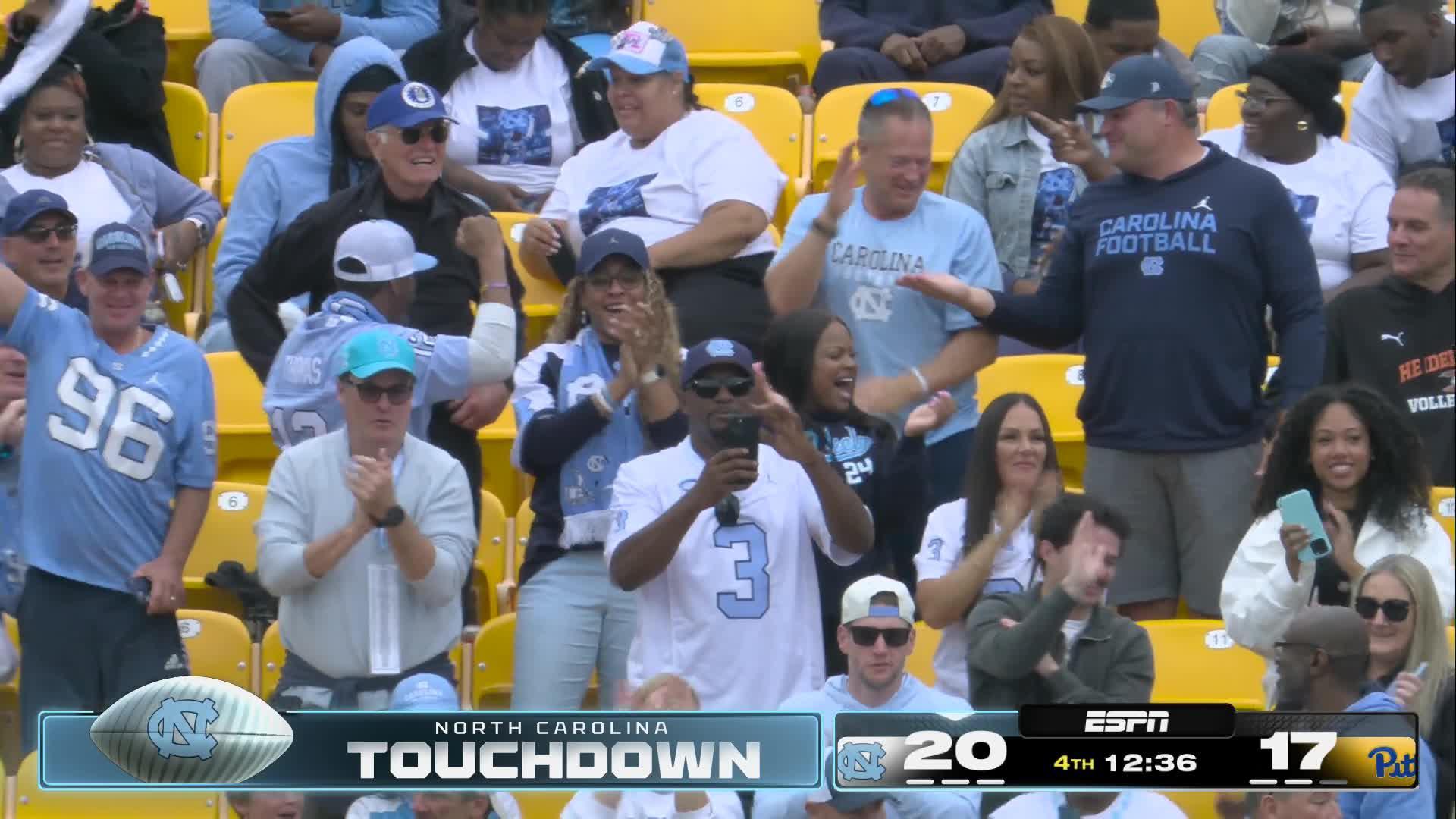 North Carolina Tar Heels vs. Pittsburgh Panthers: Full Highlights