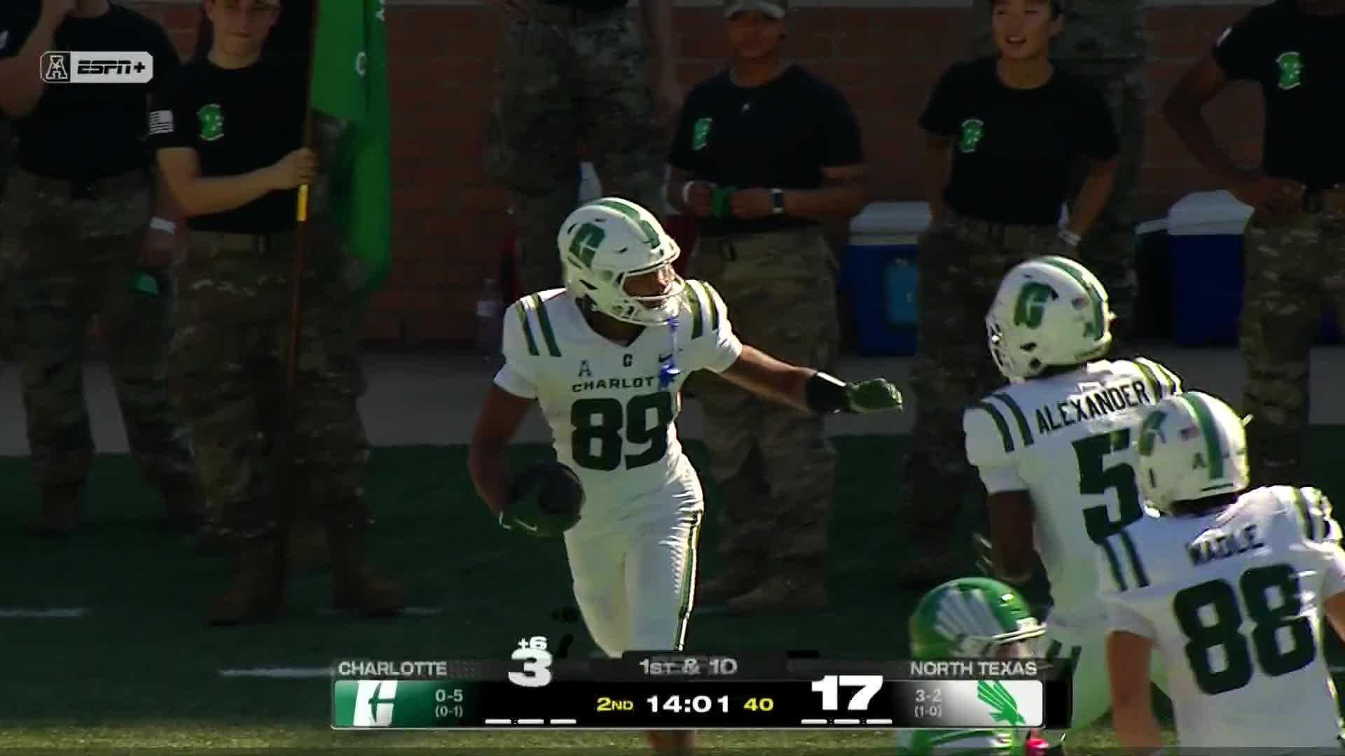 Charlotte 49ers vs. North Texas Mean Green: Full Highlights