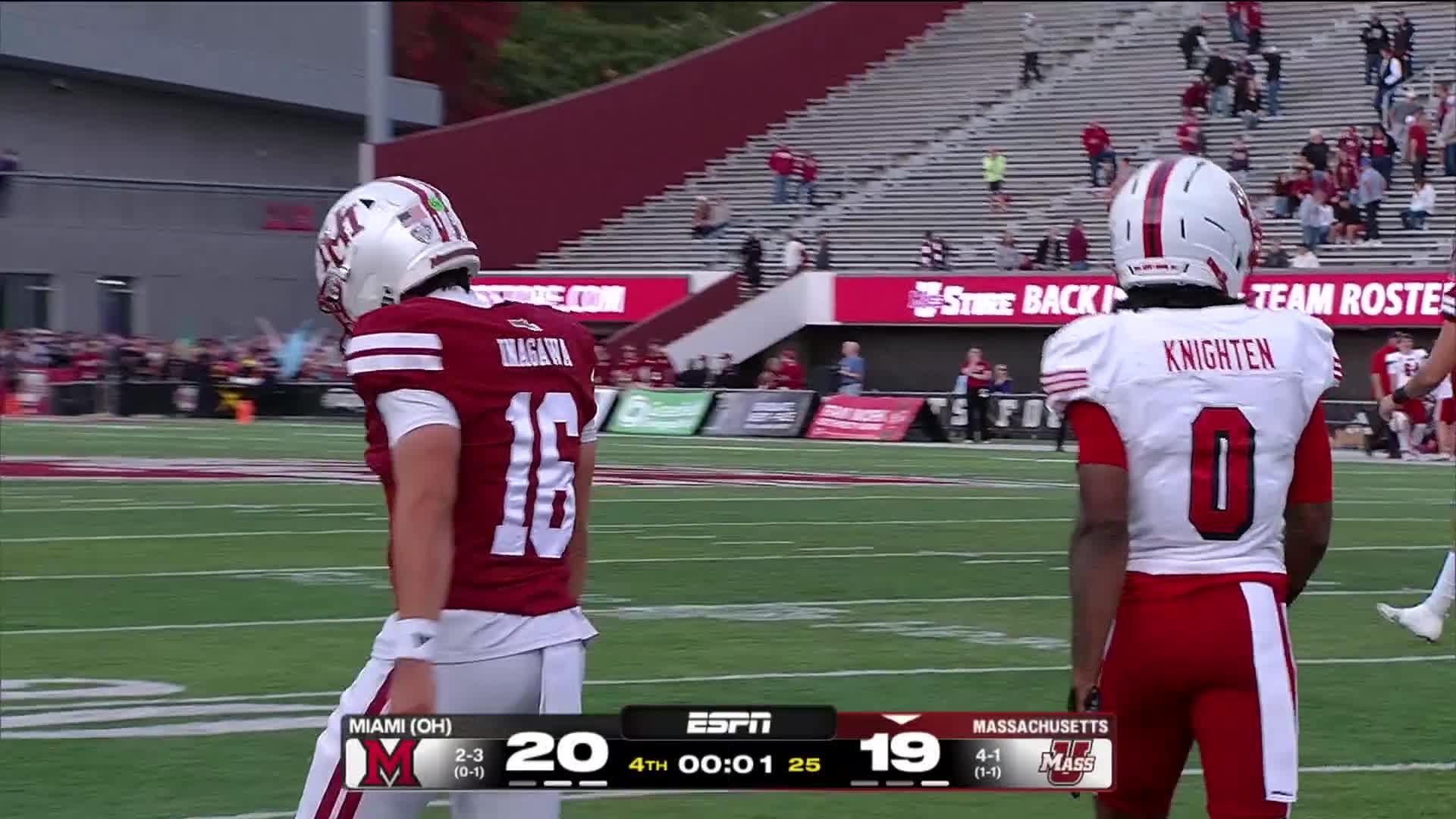 Miami (OH) RedHawks vs. UMass Minutemen: Full Highlights