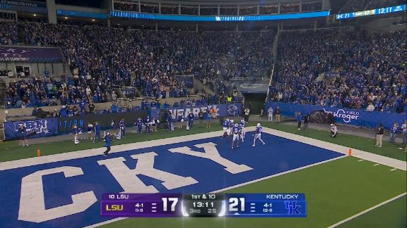 Ty Bryant picks off Sam Leavitt - ESPN Video