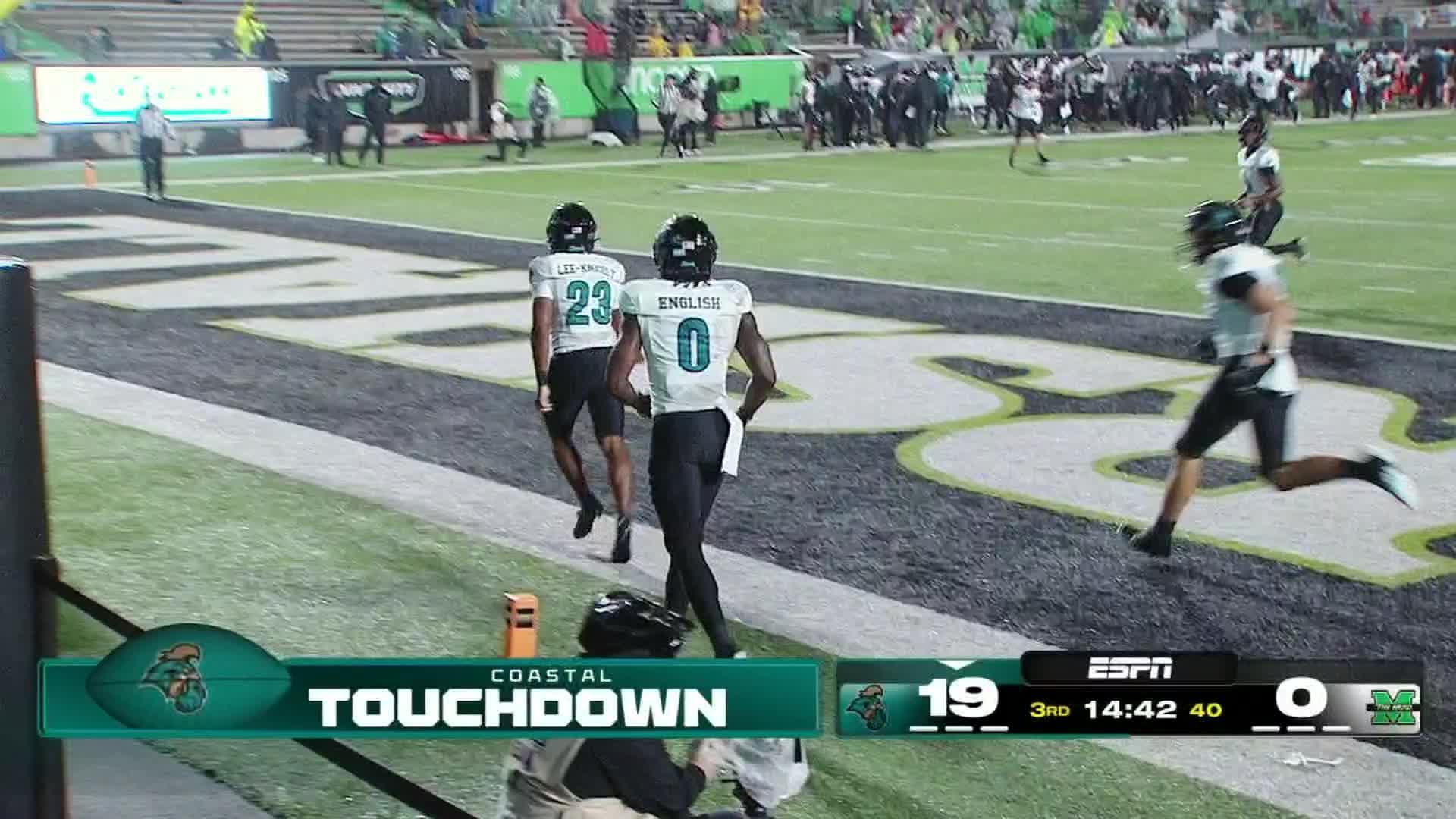 Coastal Carolina Chanticleers vs. Marshall Thundering Herd: Full Highlights