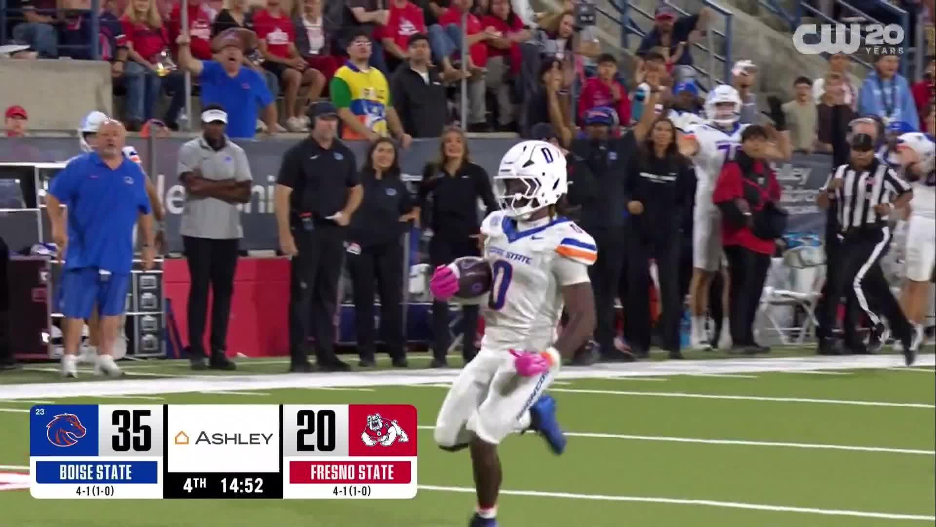 Dylan Riley leads No. 23 Boise State past Fresno State, 38-31