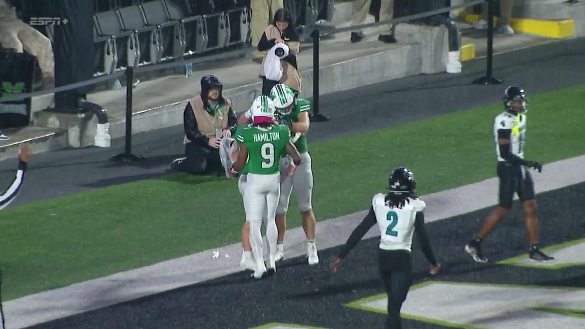 Dominic Lee-Knicely powers Coastal Carolina over Marshall 27-21