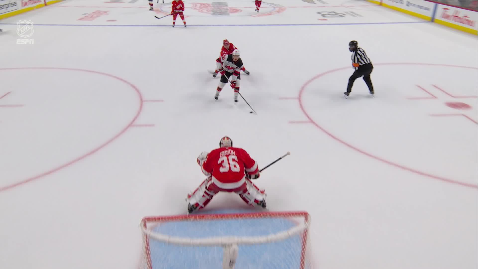 New Jersey Devils vs. Detroit Red Wings: Game Highlights — Article image accompanying Jack Hughes scores on a breakaway in OT, lifts Devils to a 5-4 win over Red Wings on WagerUp Sports News.