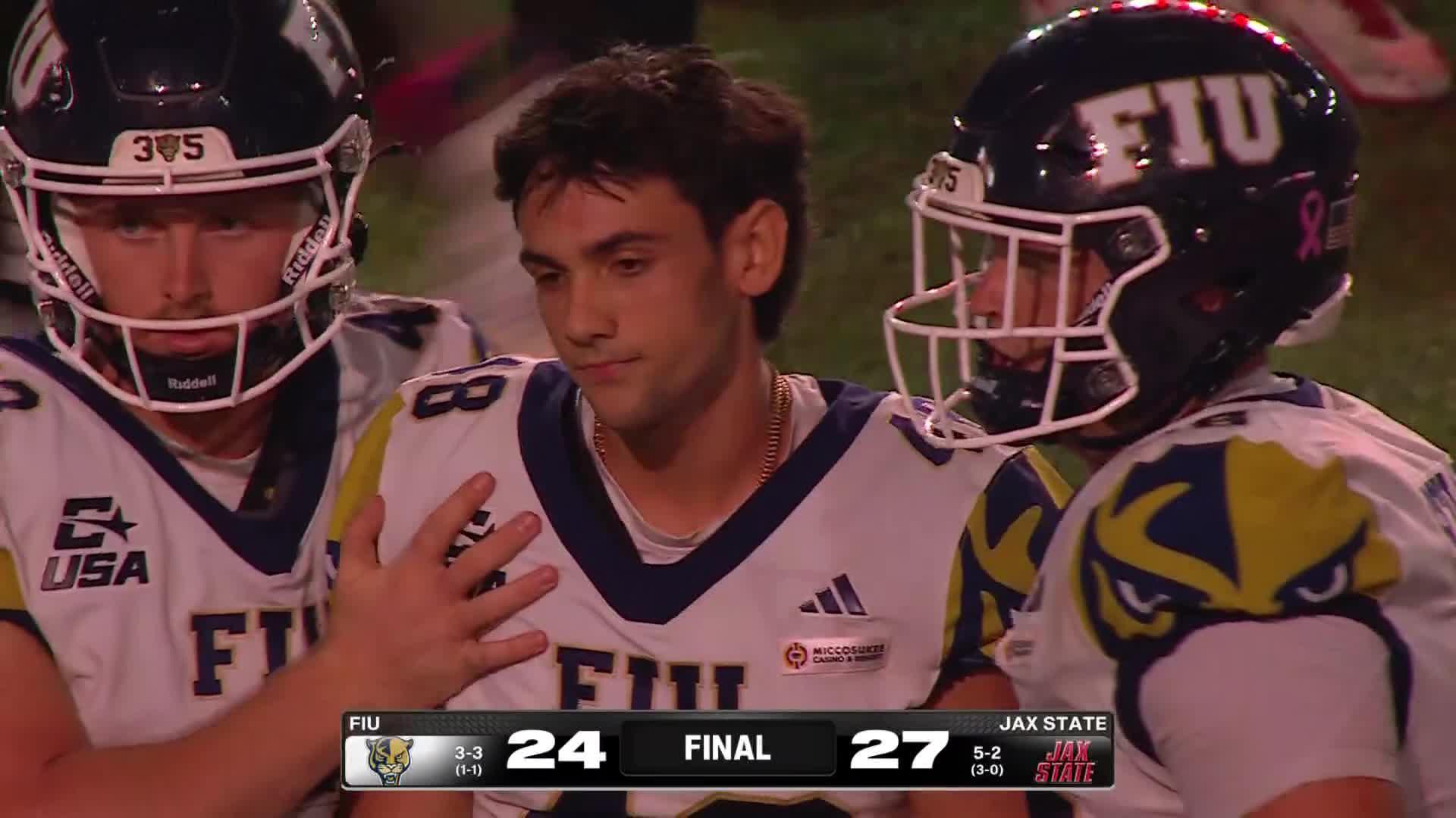Garrison Rippa nails go-ahead field goal to help Jacksonville State edge FIU 27-24