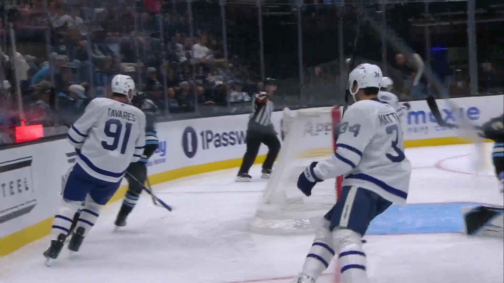 John Tavares notches goal on the power play — Article image accompanying Guenther and Sergachev each have goal and assist in Mammoth's 5-4 win over Maple Leafs on WagerUp Sports News.