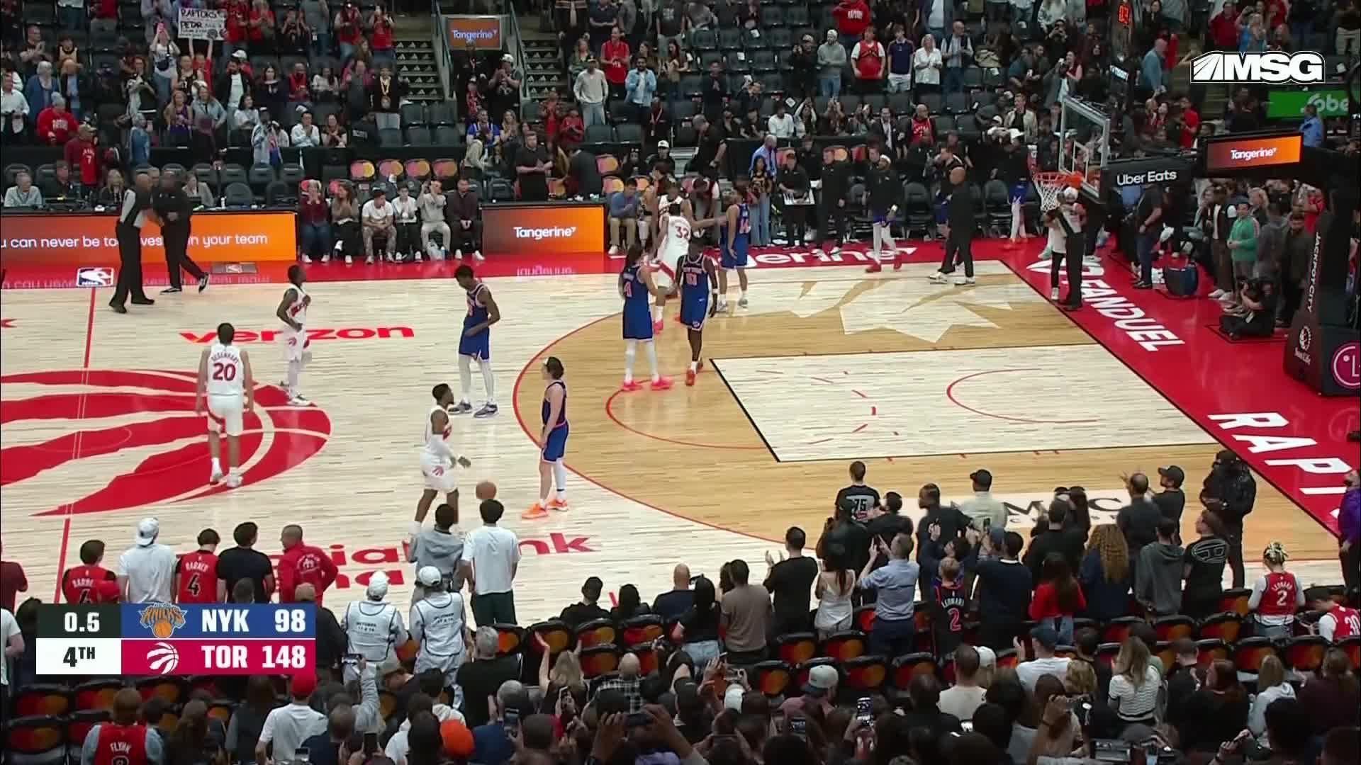 New York Knicks vs. Toronto Raptors: Game Highlights
