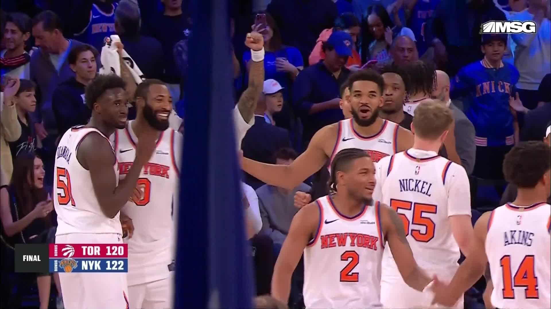 Toronto Raptors vs. New York Knicks: Game Highlights