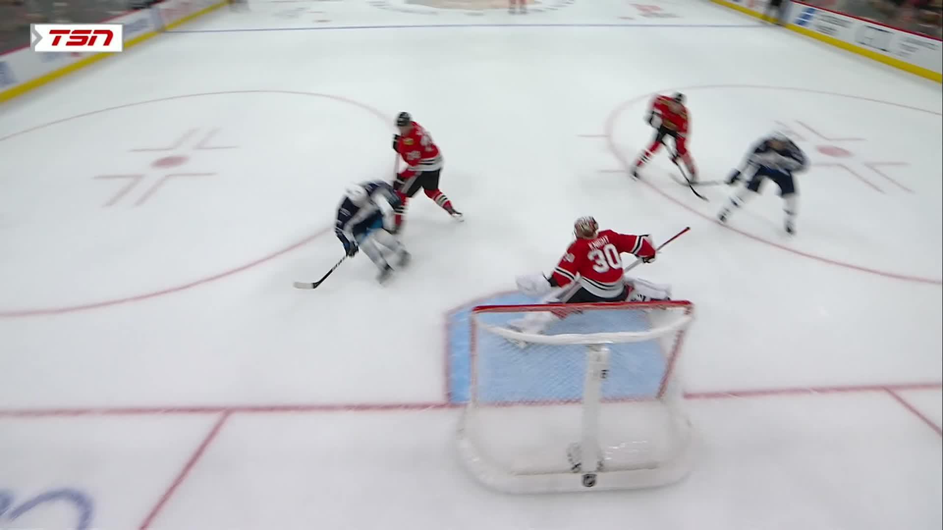 Winnipeg Jets vs. Chicago Blackhawks: Game Highlights — Article image accompanying Levshunov scores in OT as the Blackhawks beat the Jets 4-3; Kane sets assists mark on WagerUp Sports News. Winnipeg Jets vs. Chicago Blackhawks: Game Highlights — Article image accompanying Levshunov scores in OT as the Blackhawks beat the Jets 4-3; Kane sets assists mark on WagerUp Sports News.
