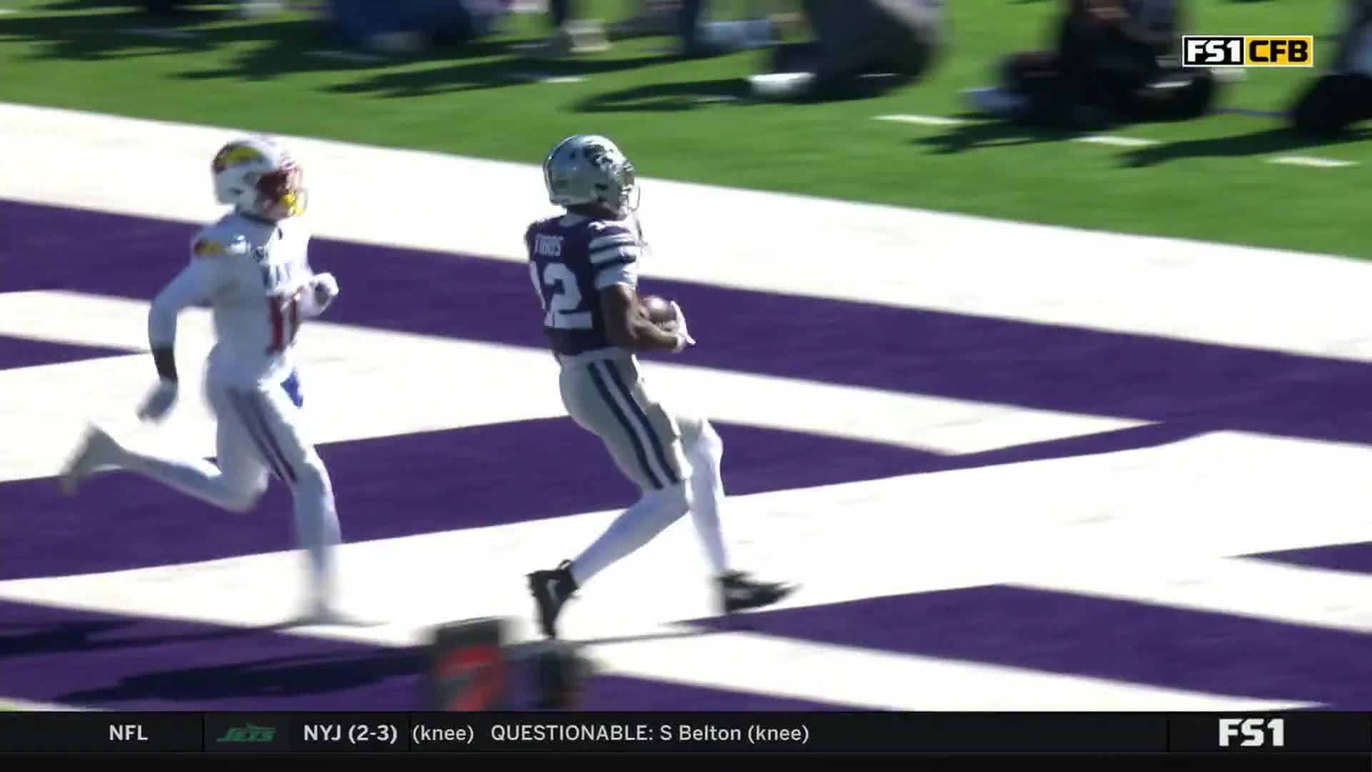 Kansas State survives a rash of mistakes, beats Kansas 35-24 for 18th straight win over the Jayhawks