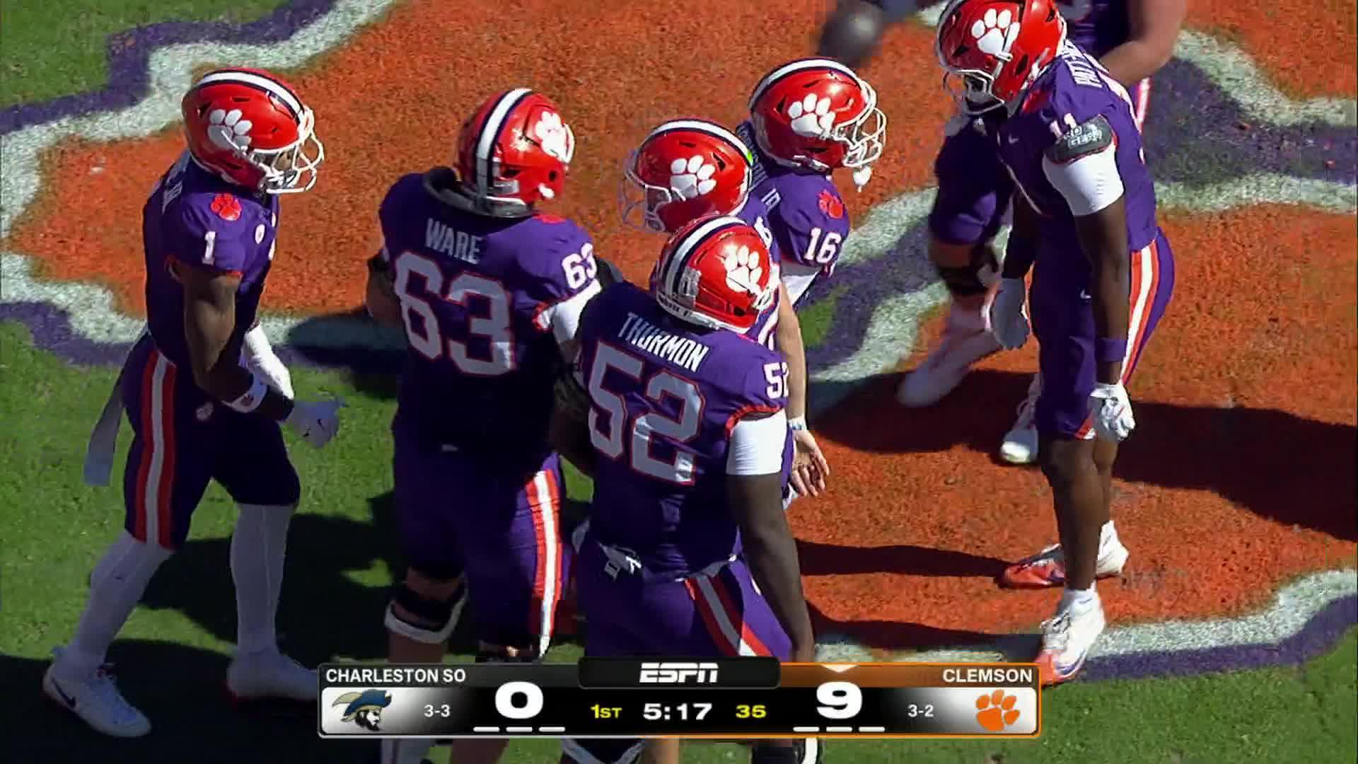 Charleston Southern Buccaneers vs. Clemson Tigers: Full Highlights