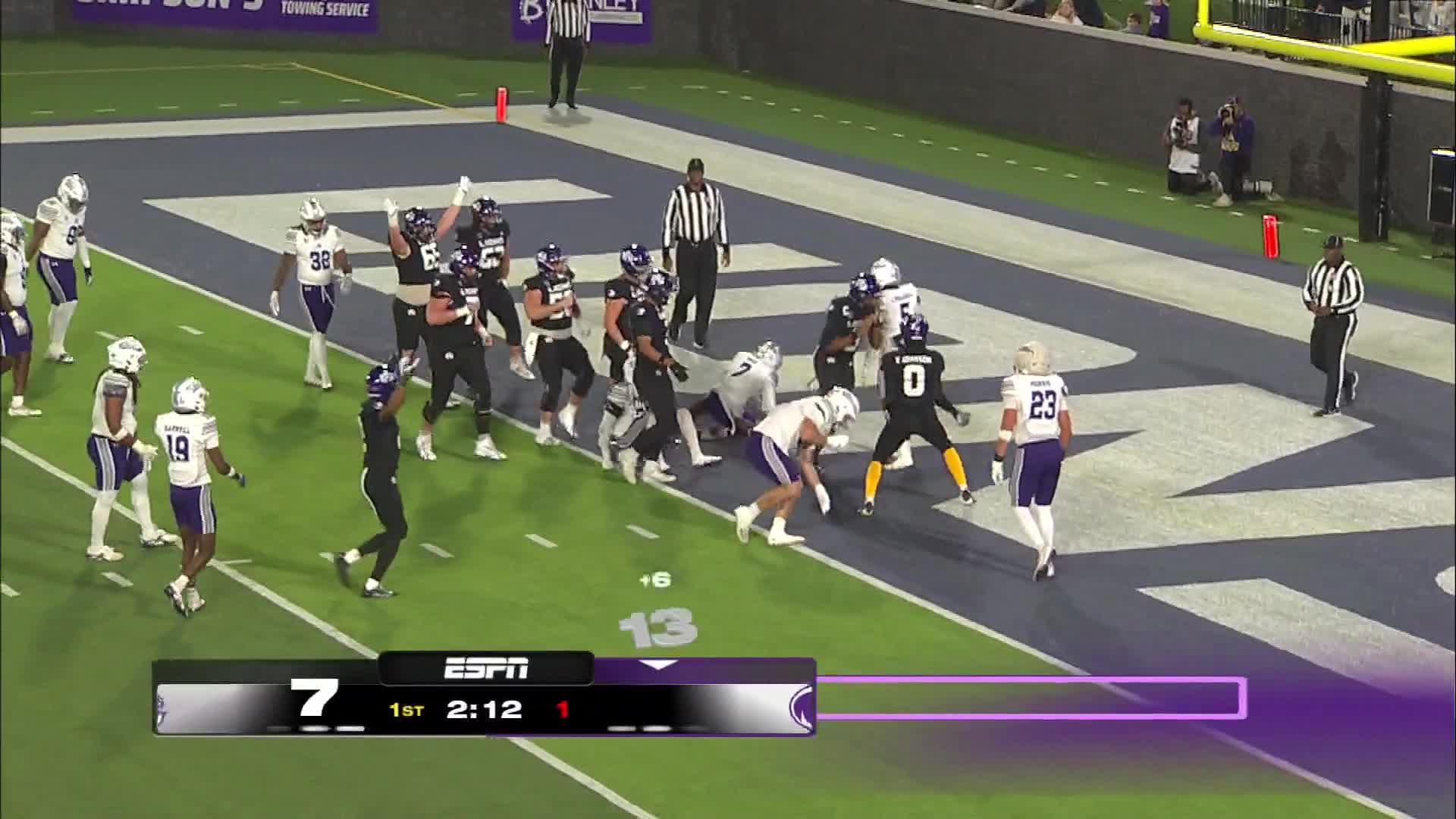Destin Wade rushes in for 6-yard TD - Stream the Video - Watch ESPN
