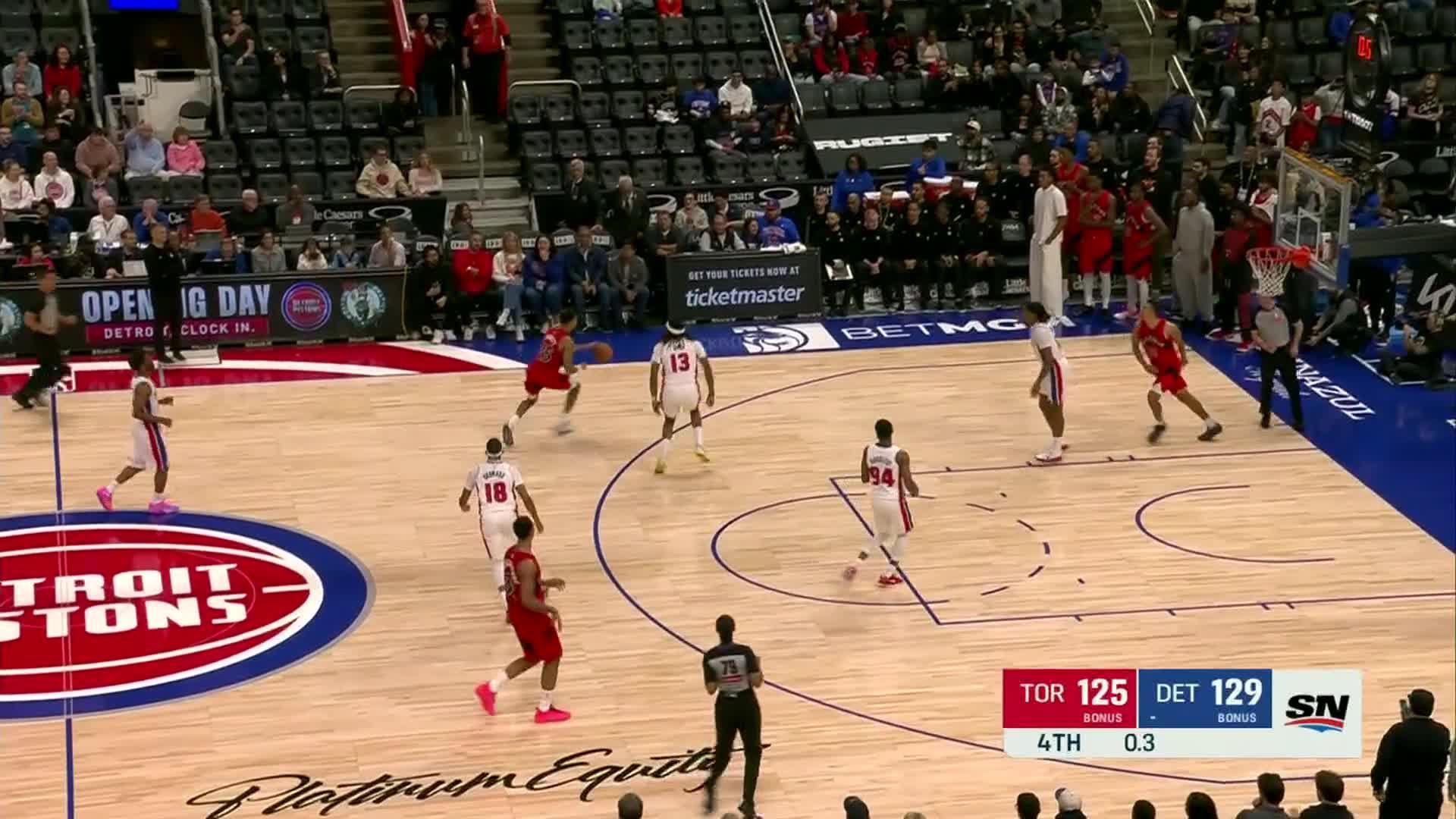 Toronto Raptors vs. Detroit Pistons: Game Highlights