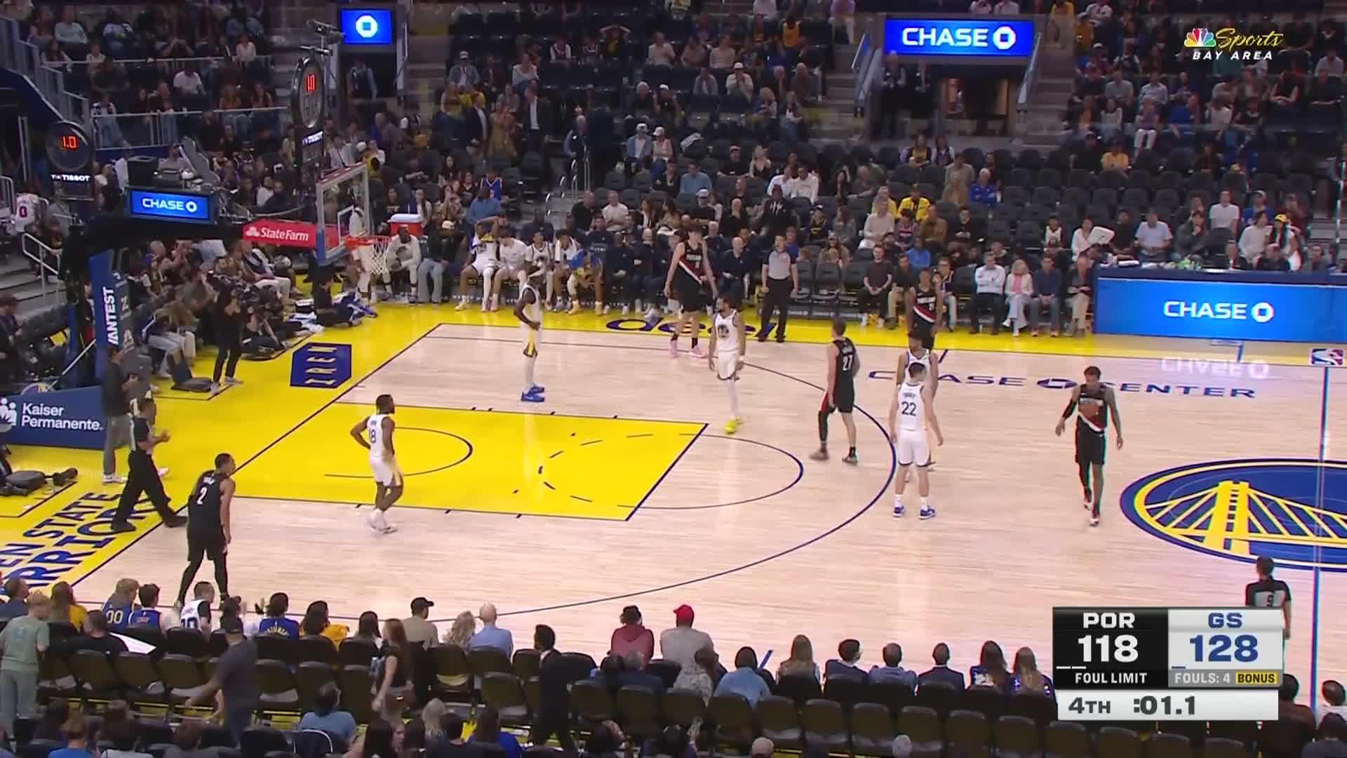 Portland Trail Blazers vs. Golden State Warriors: Game Highlights