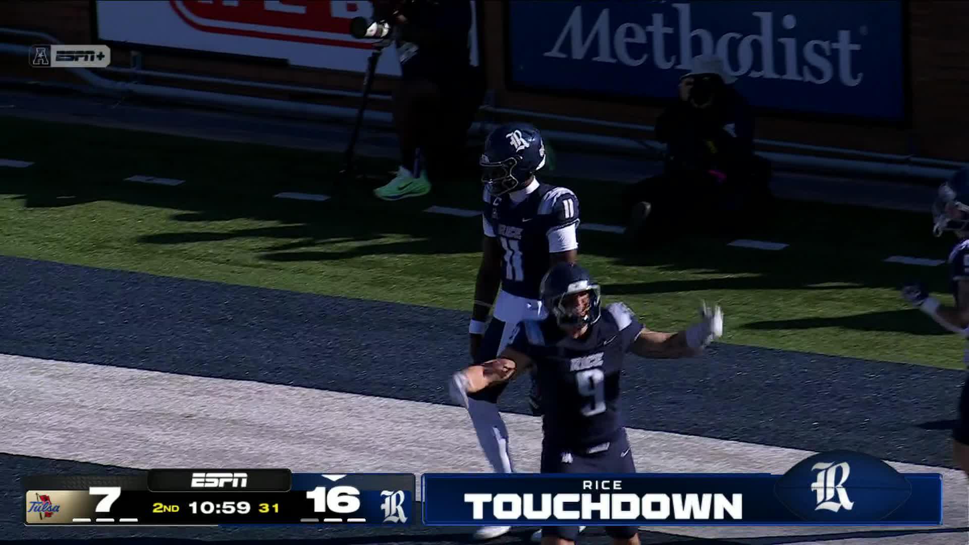 Tulsa Golden Hurricane vs. Rice Owls: Full Highlights