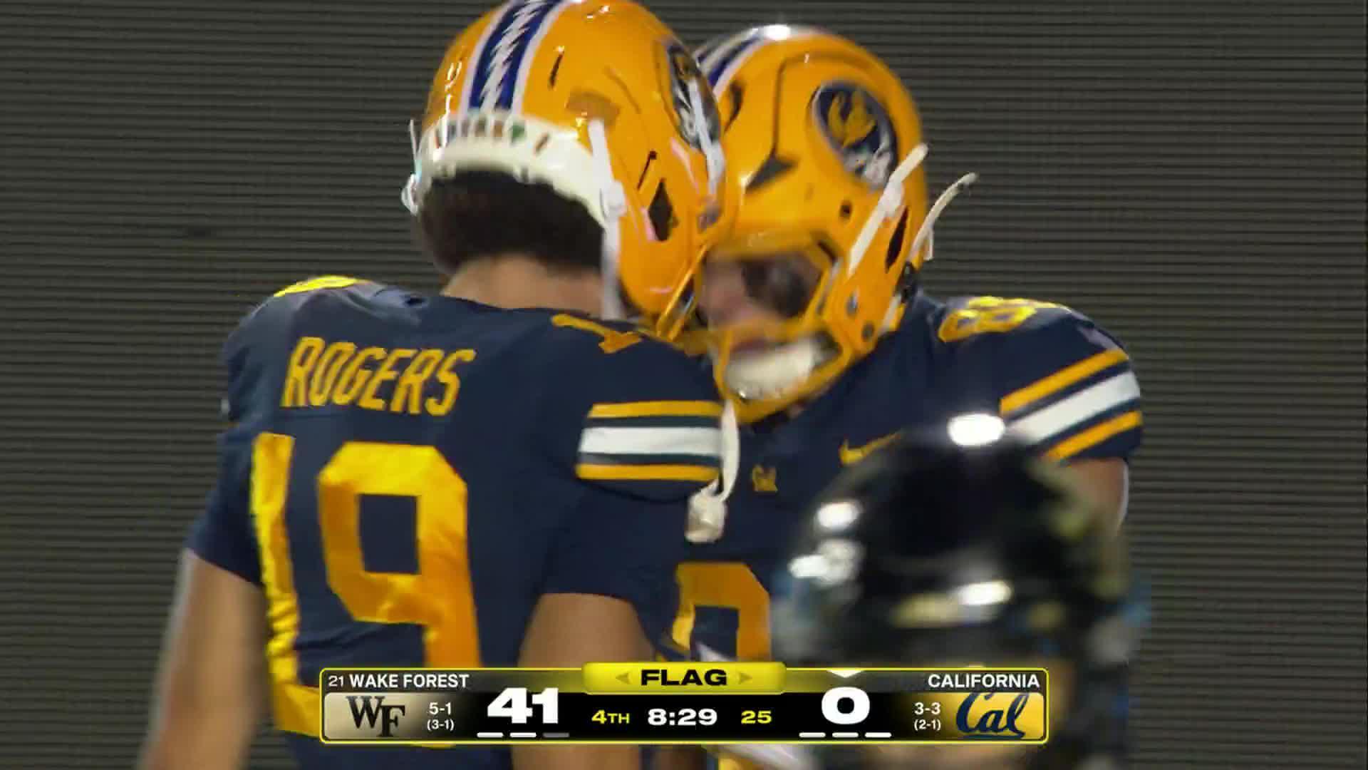 Gio Lopez throws 4 TD passes to lead No. 21 Wake Forest past California 41-7