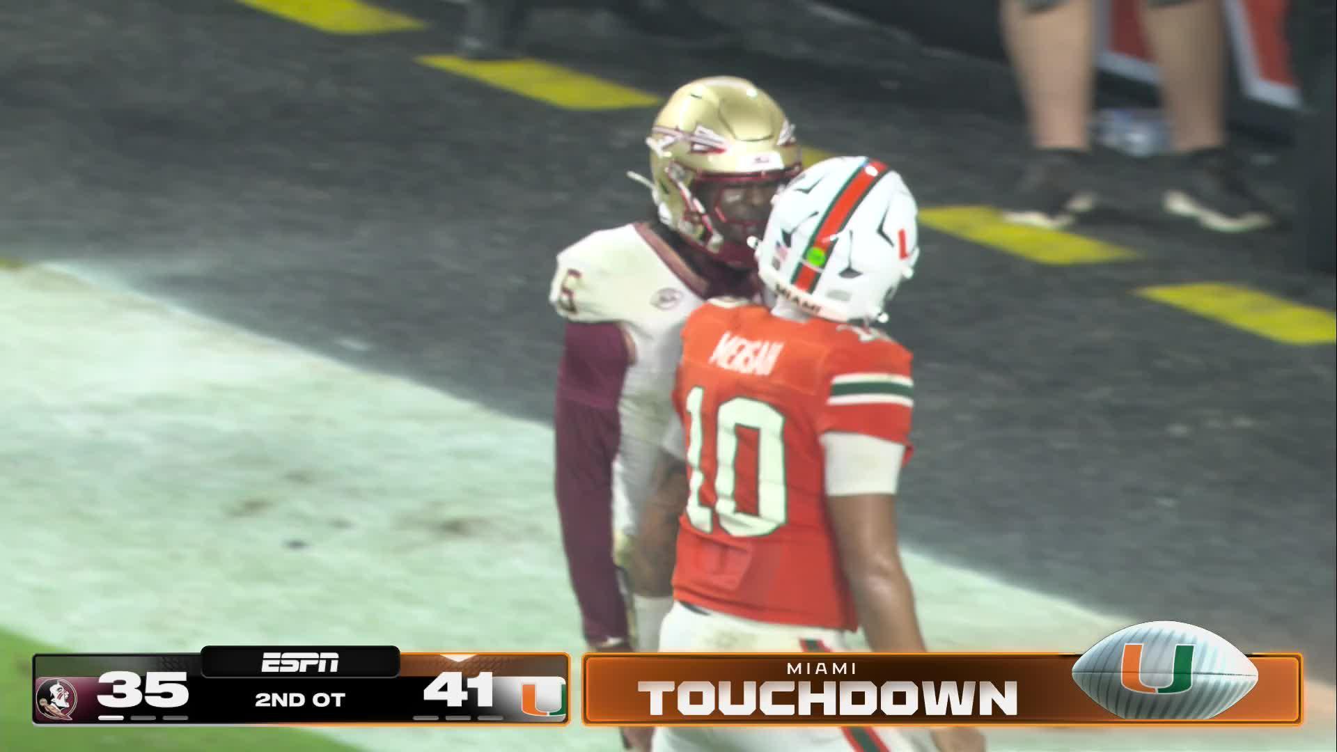 Florida State Seminoles vs. Miami Hurricanes: Full Highlights