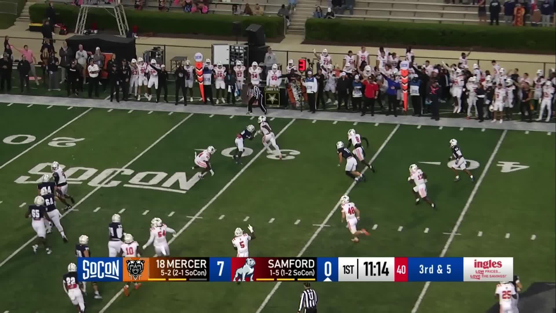 Mercer Bears vs. Samford Bulldogs: Full Highlights