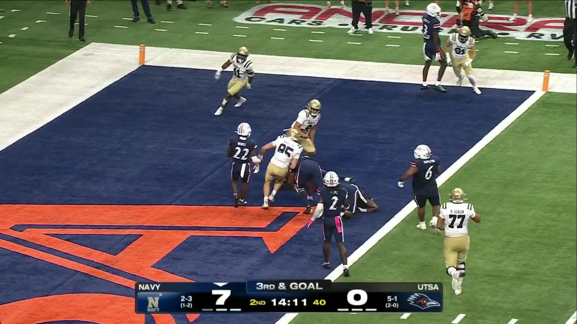 Jackson Gutierrez rushes in for 5-yard TD - Stream the Video - Watch ESPN