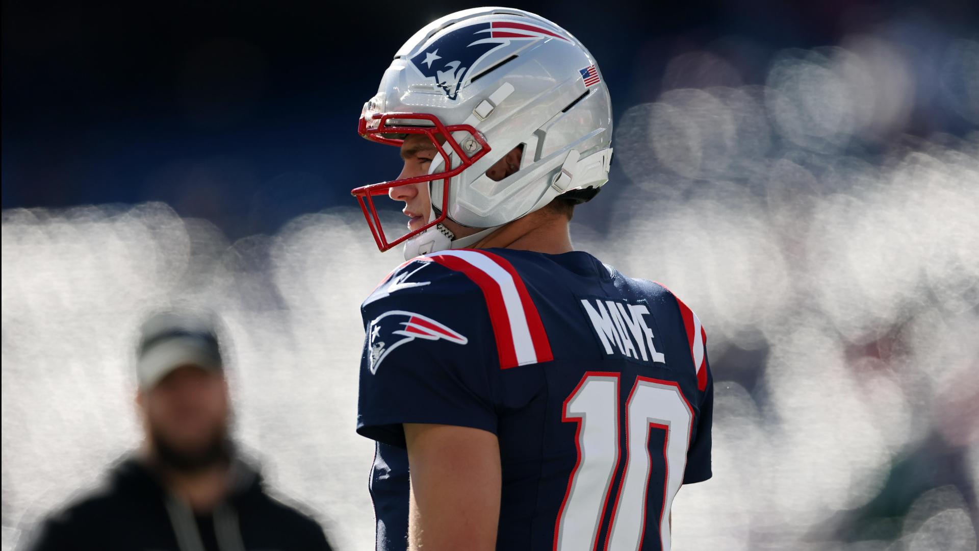 Drake Maye's 3 TD passes help Patriots stave off late push by Jets in 26-19 win