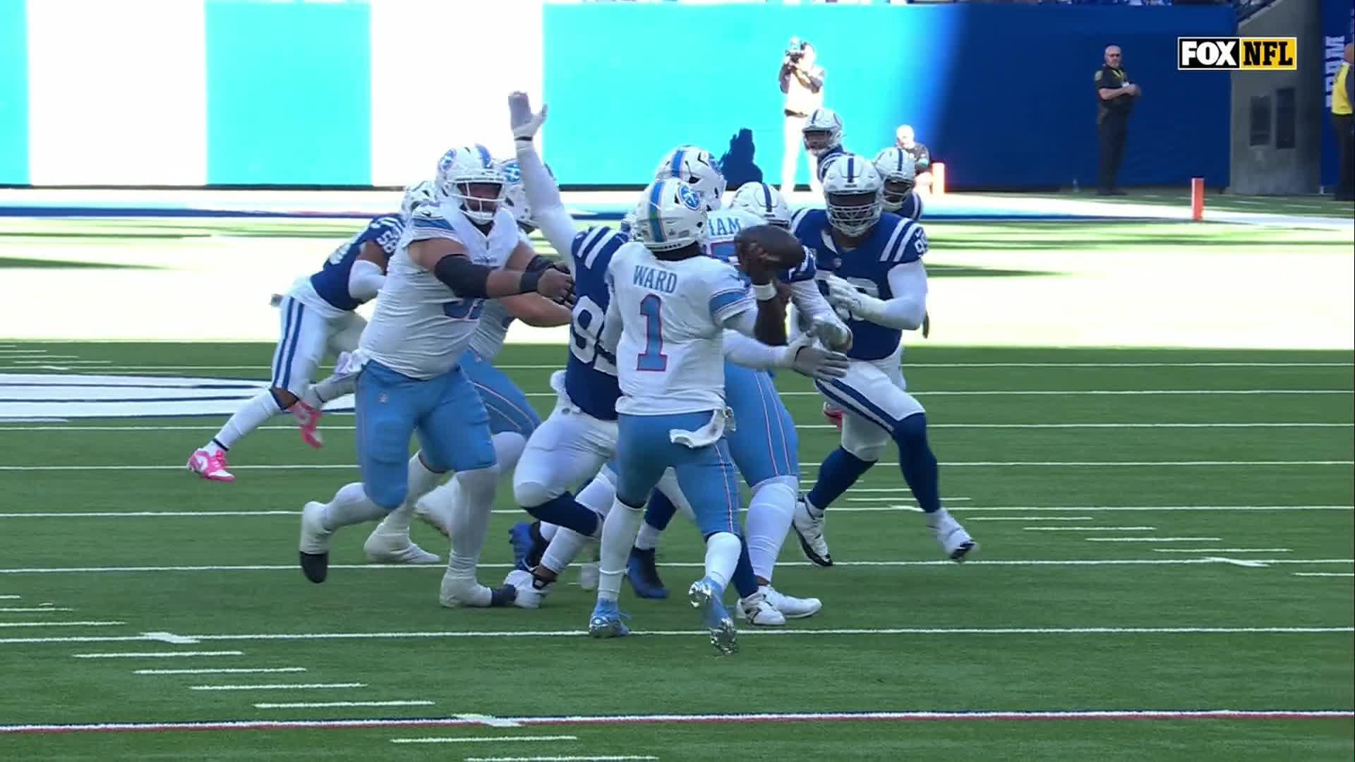 Titans use special teams plays and defense to rally past Colts 26-20 for 1st win of the season