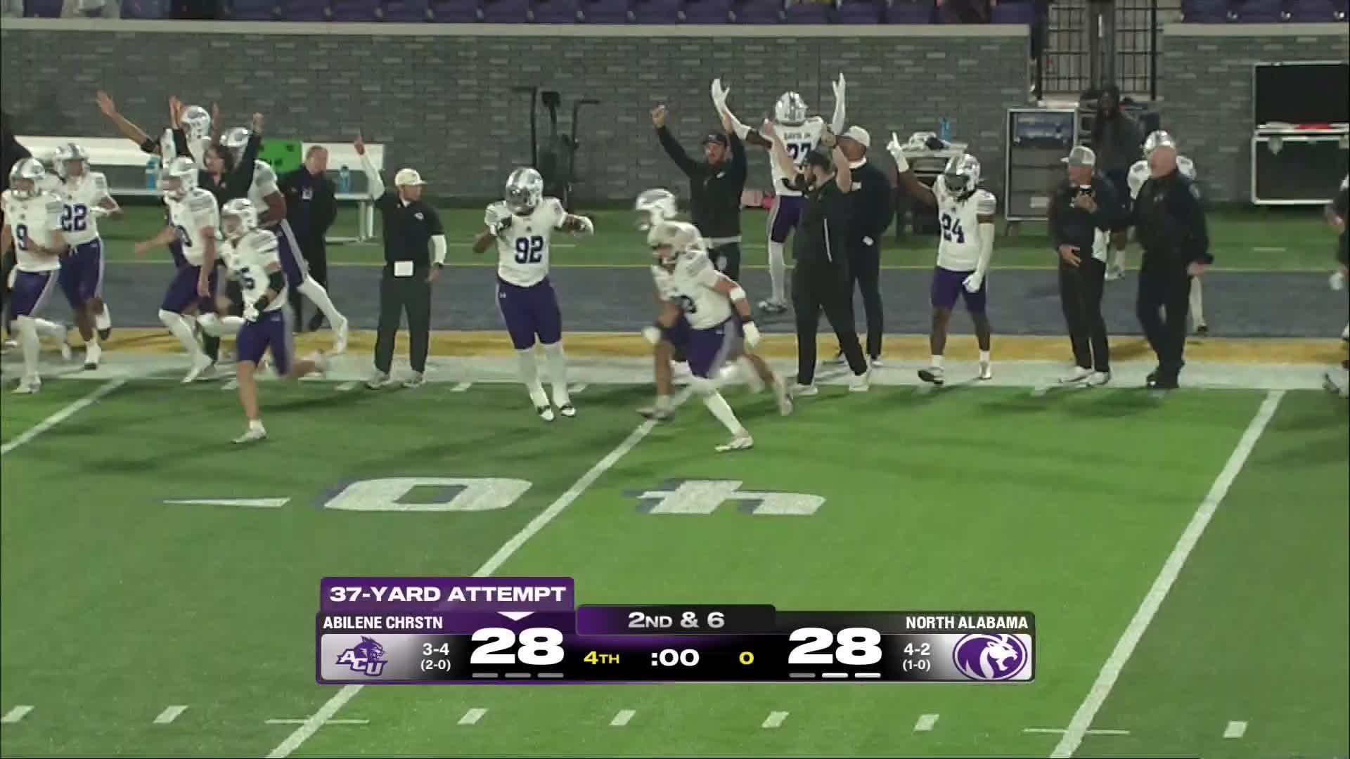 Abilene Christian Wildcats vs. North Alabama Lions: Full Highlights