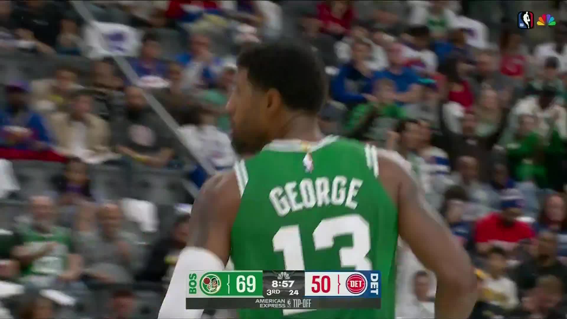 NBA season tips off with Pistons rallying to beat Celtics 121-113, spoiling Paul George's debut