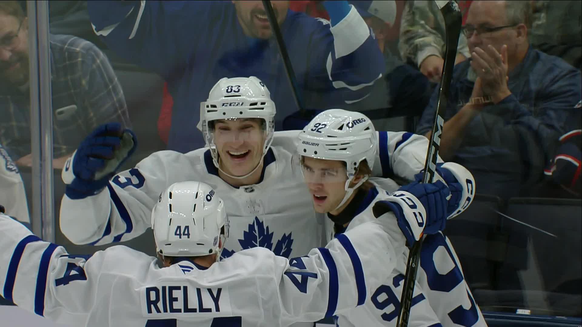 Marshall Rifai nets goal for Maple Leafs — Article image accompanying Matthews reaches 700 games, scores to help the Maple Leafs beat the Blue Jackets 6-2 on WagerUp Sports News. Marshall Rifai nets goal for Maple Leafs — Article image accompanying Matthews reaches 700 games, scores to help the Maple Leafs beat the Blue Jackets 6-2 on WagerUp Sports News.