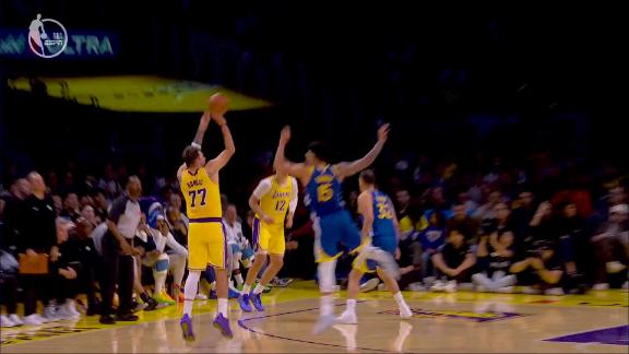 Luka Doncic buries a triple from the wing - ESPN Video