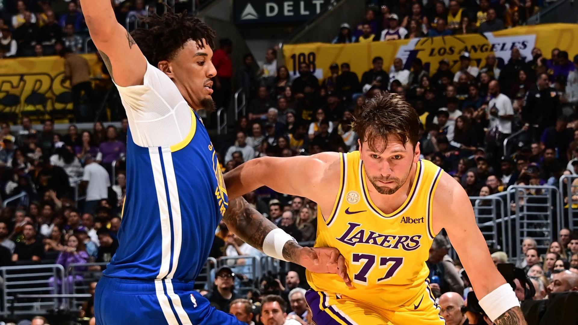 Lakers thrash Warriors to open the season