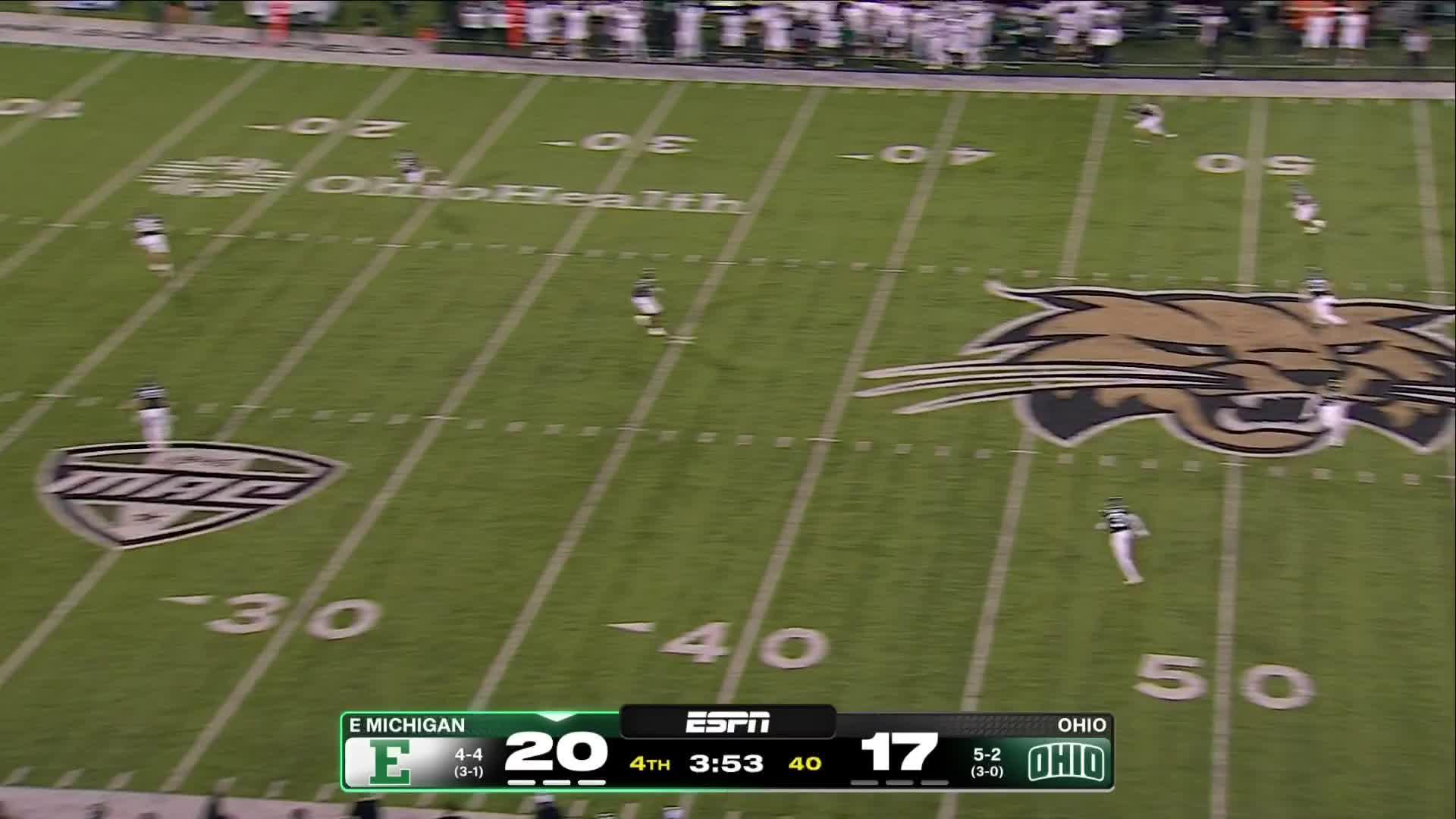 Eastern Michigan Eagles vs. Ohio Bobcats: Full Highlights
