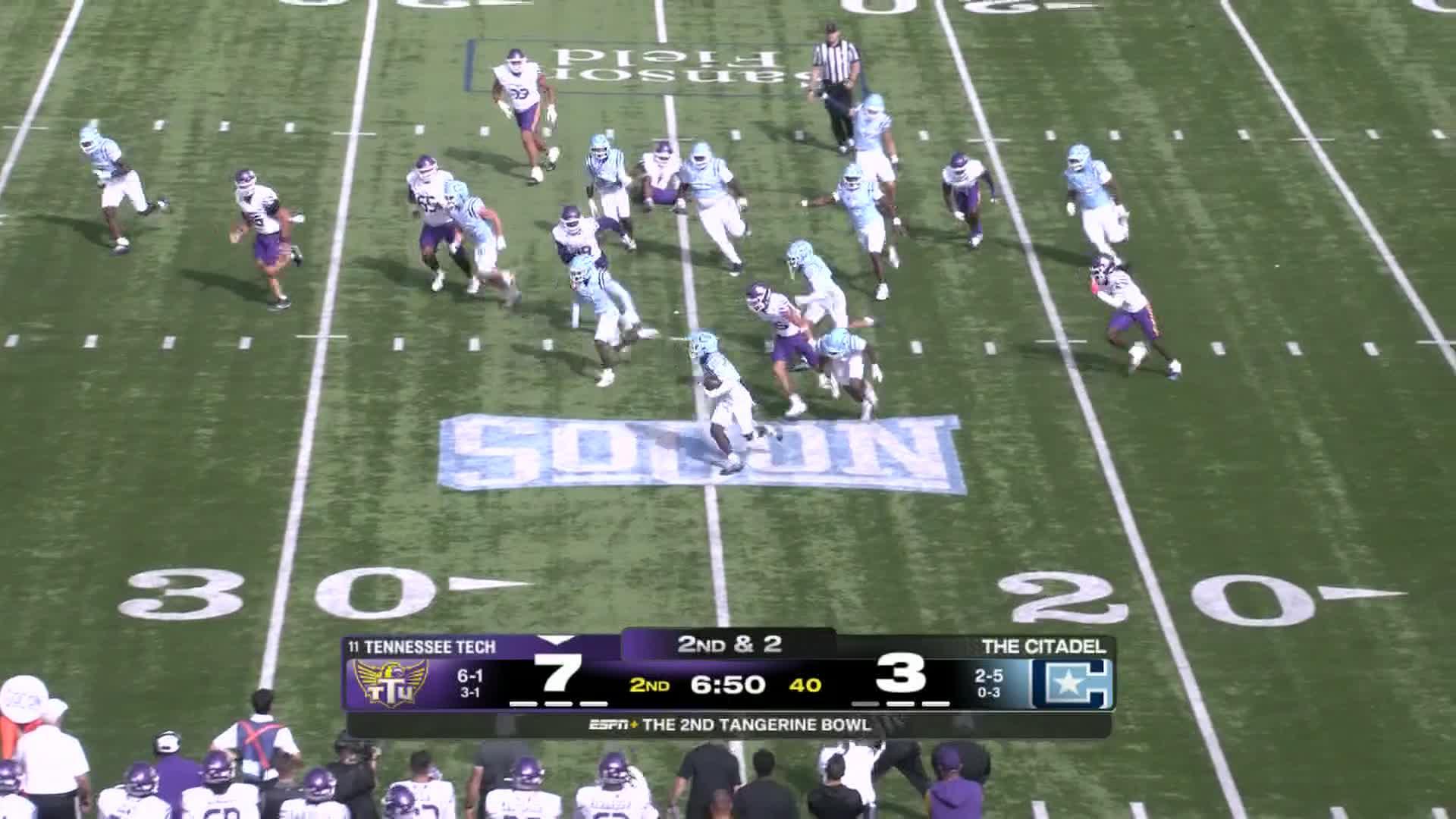Tennessee Tech Golden Eagles vs. The Citadel Bulldogs: Full Highlights