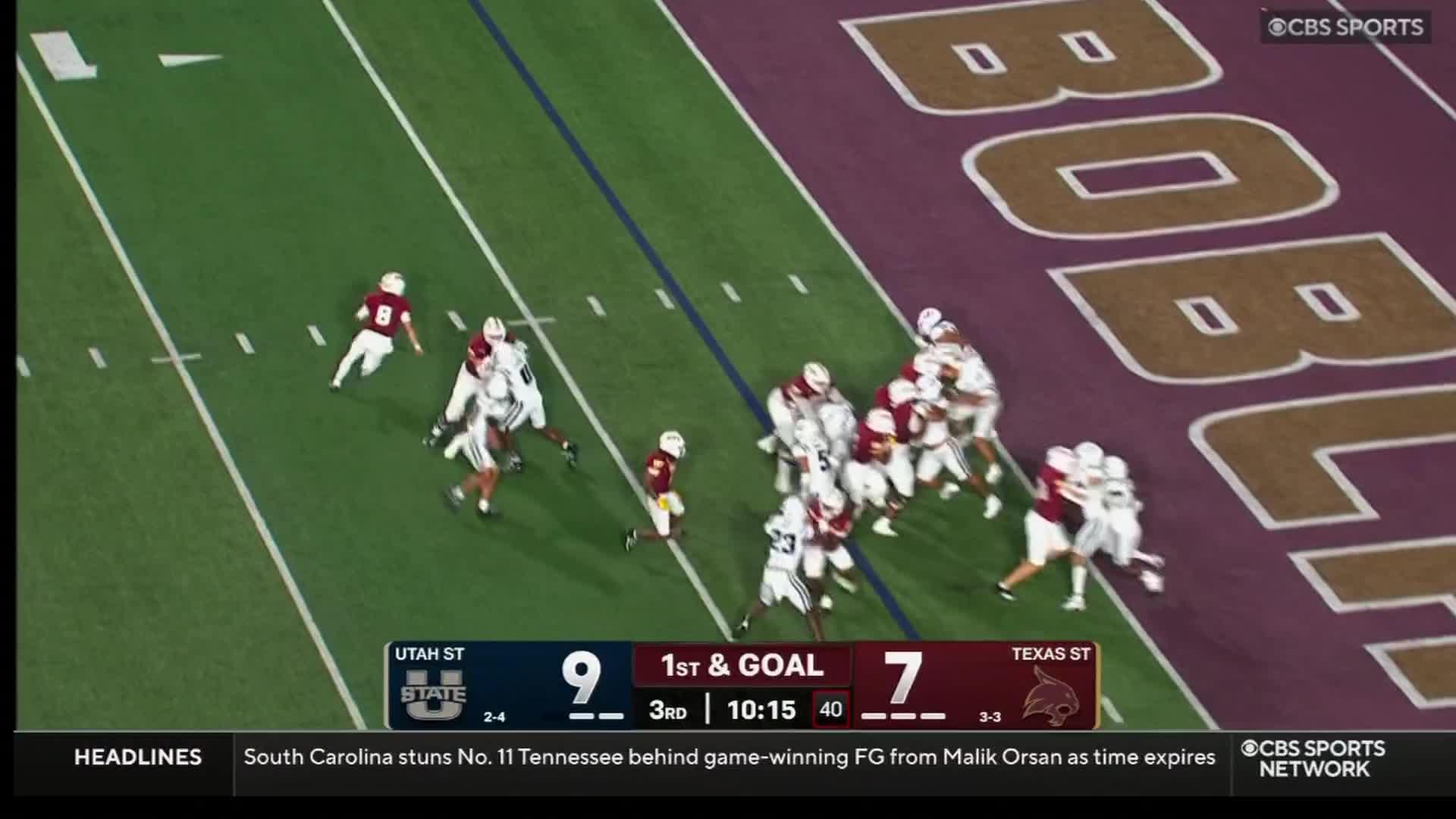 Texas State tops Utah State 20-17 on Jacob Bonilla's field goal late in fourth quarter