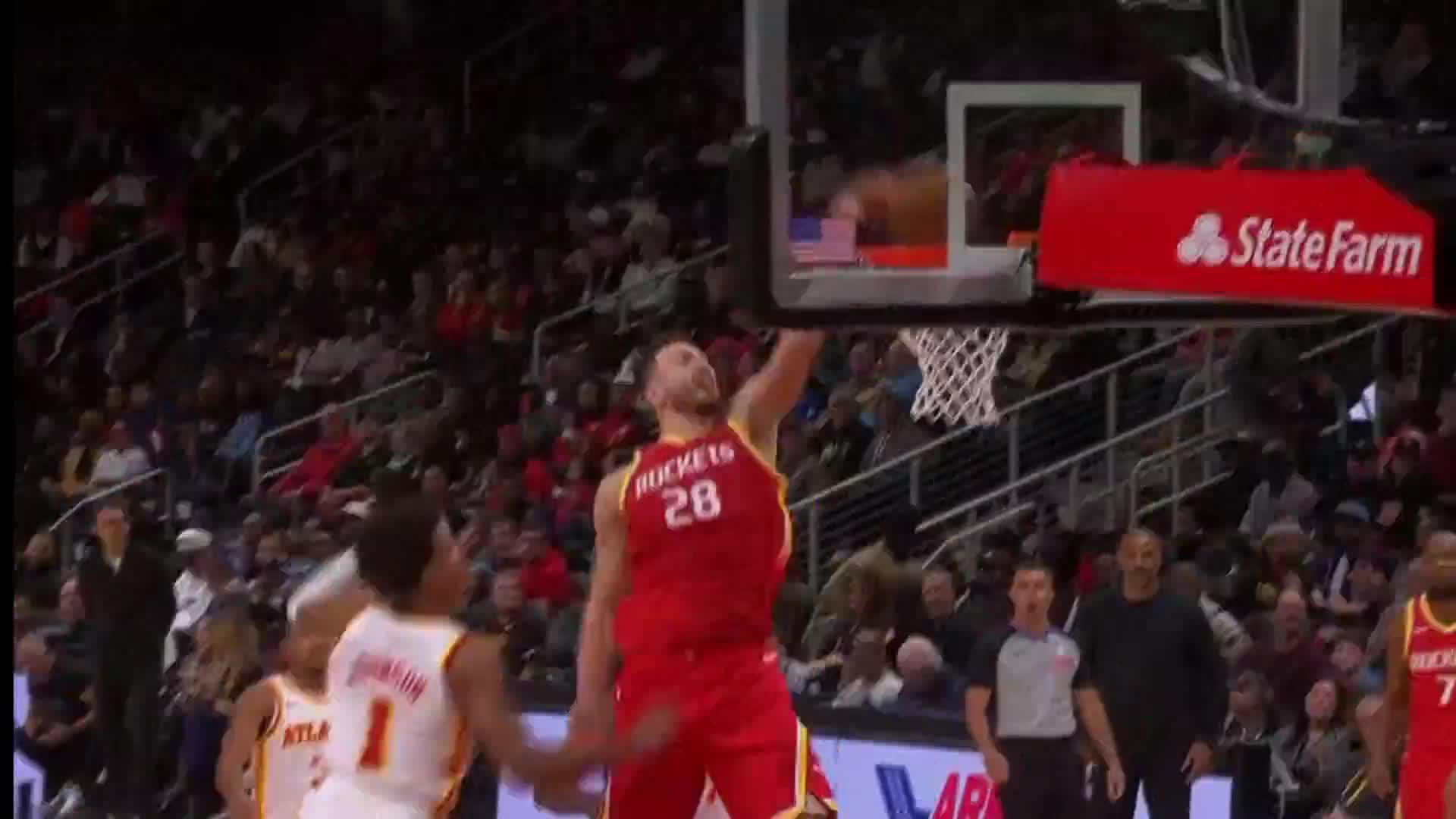 Durant scores 22, Sheppard hits five 3-pointers to lead Rockets to a win in Atlanta's home opener