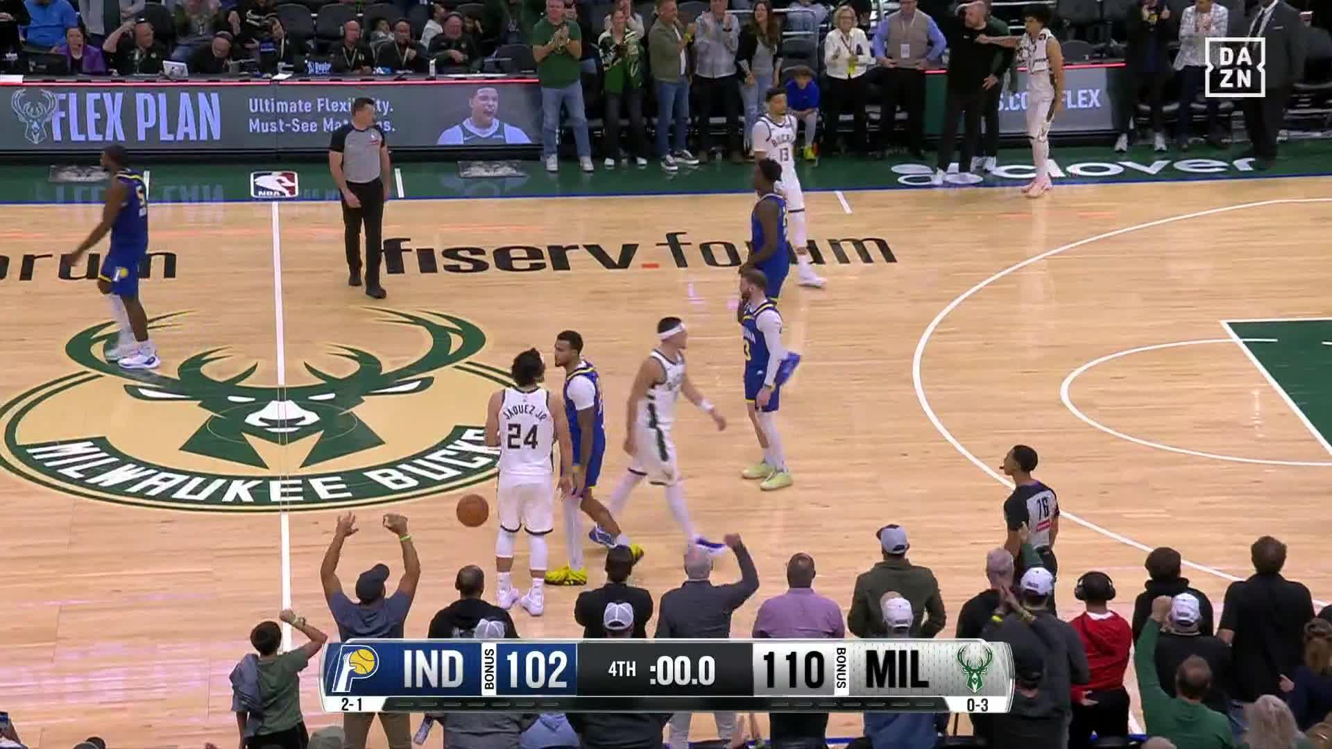 Indiana Pacers vs. Milwaukee Bucks: Game Highlights