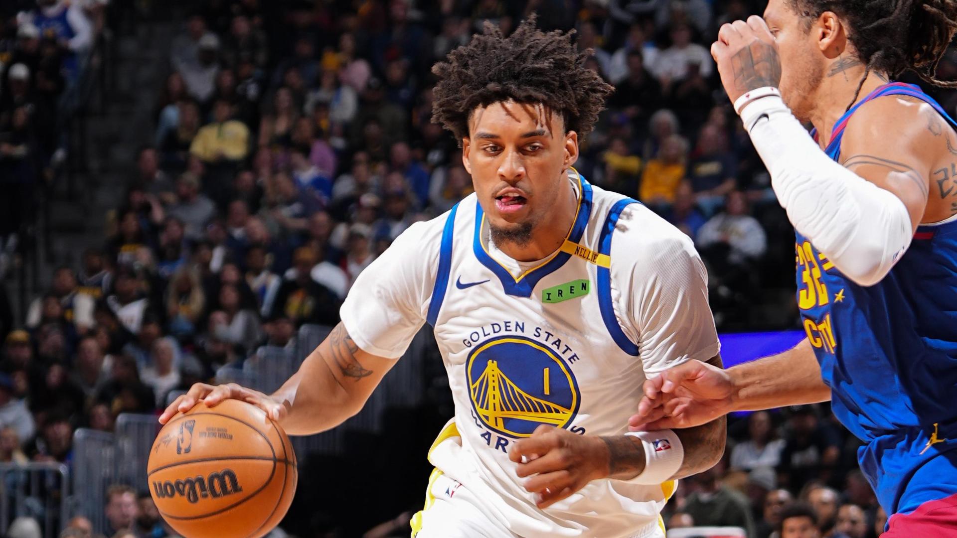 Lendeborg has 31 points, 12 rebounds as Warriors earn 1st win of season by beating Nuggets 134-114