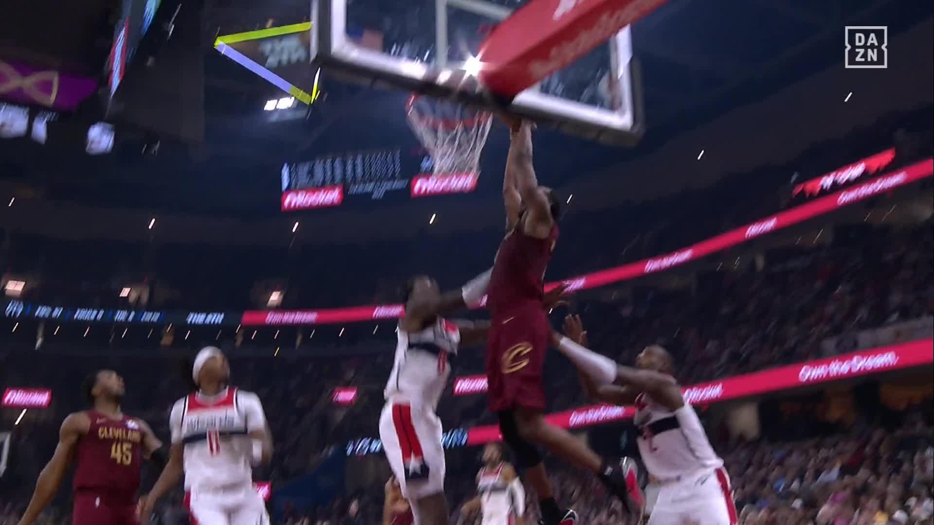 Mobley and the Cavaliers storm back to beat the Wizards 121-111 in Dybantsa's debut
