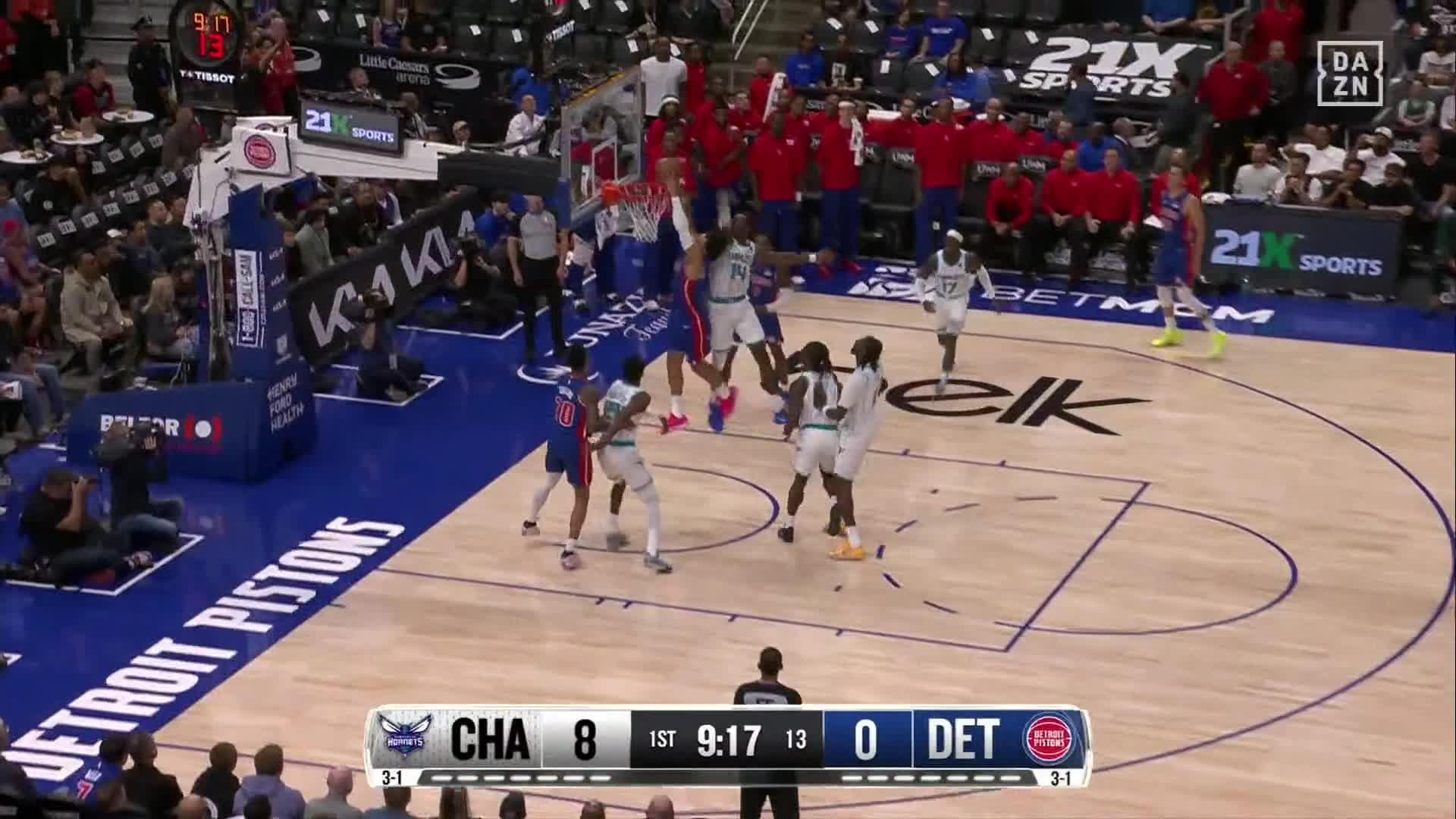 Cade Cunningham scores 30 points to help the Pistons hold off the Hornets, 97-89