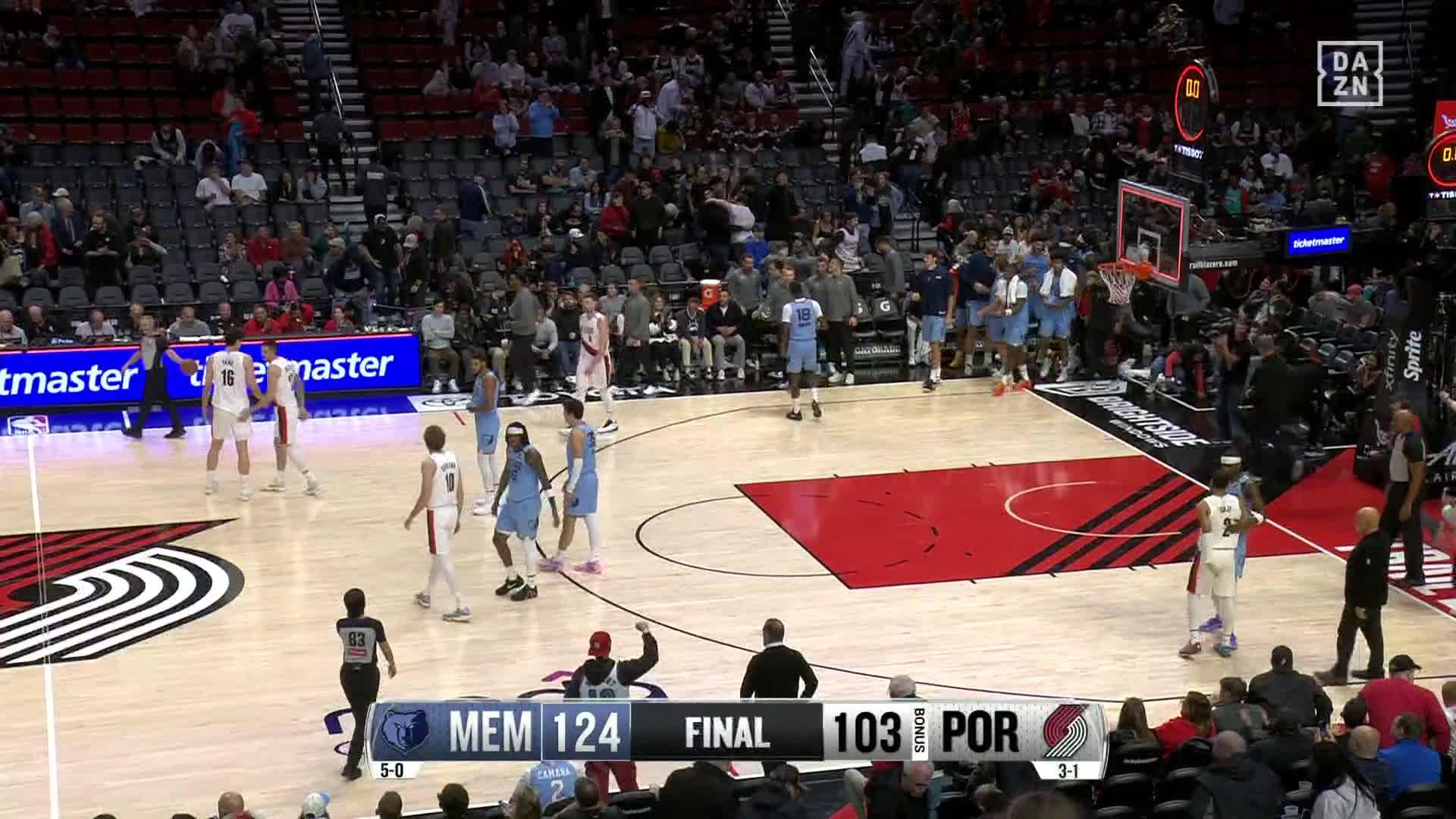 Memphis Grizzlies vs. Portland Trail Blazers: Game Highlights