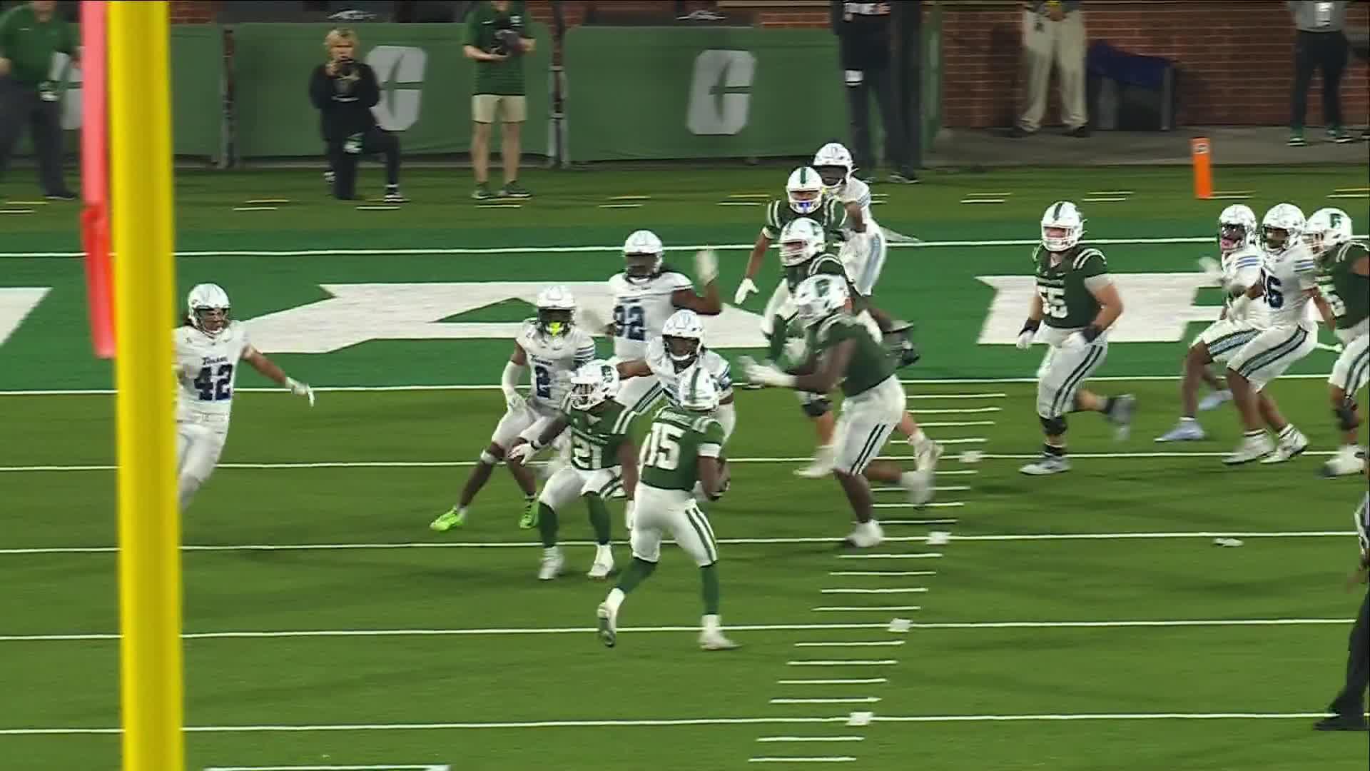 Tulane rallies from 10-point deficit, beats Charlotte 38-31 in OT